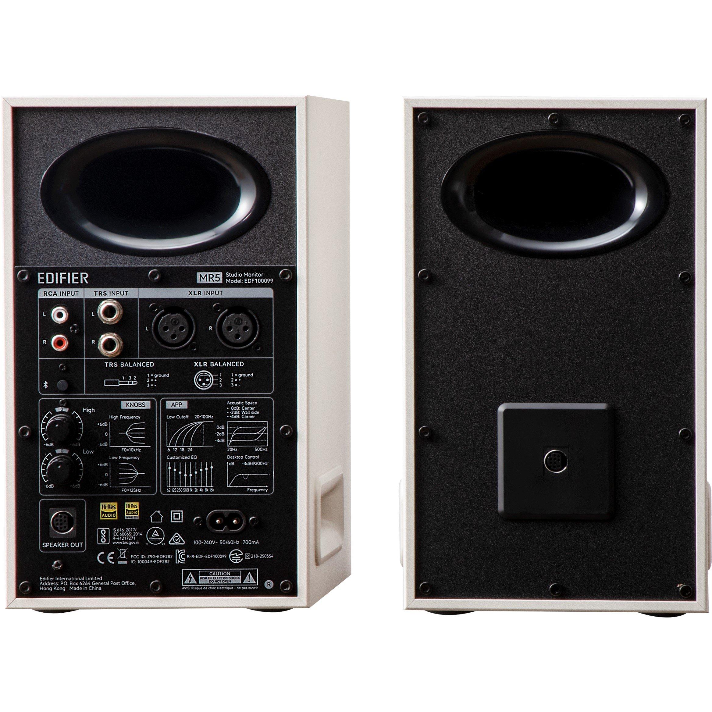 White - Edifier - Edifier MR5 Tri-amped Studio Monitor Speakers - 6
