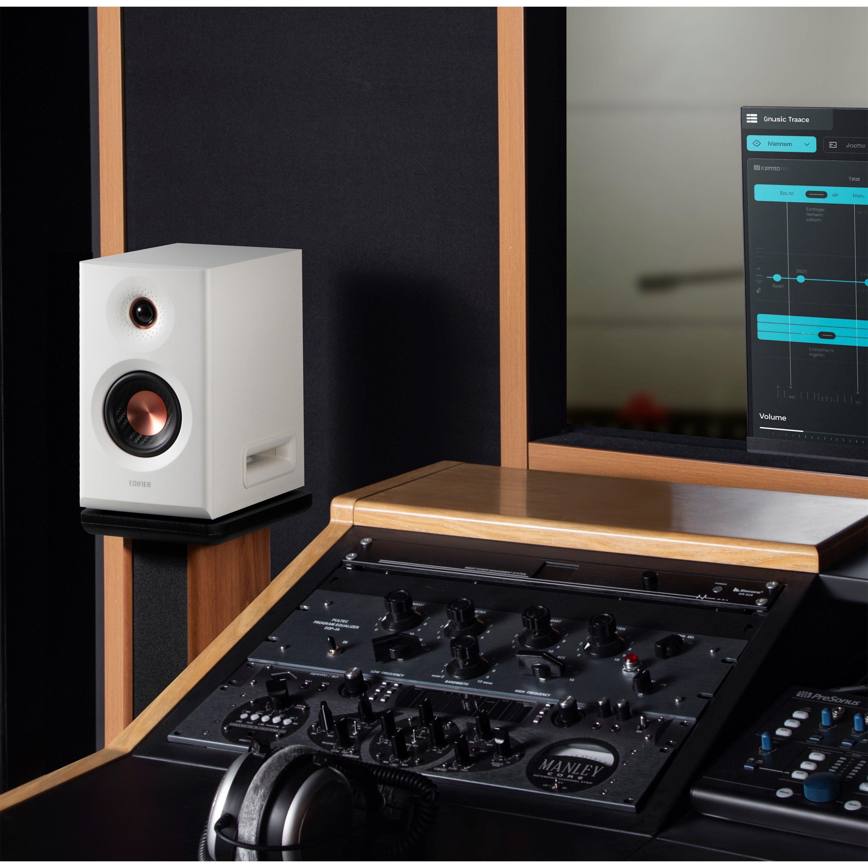 White - Edifier - Edifier MR5 Tri-amped Studio Monitor Speakers - 7