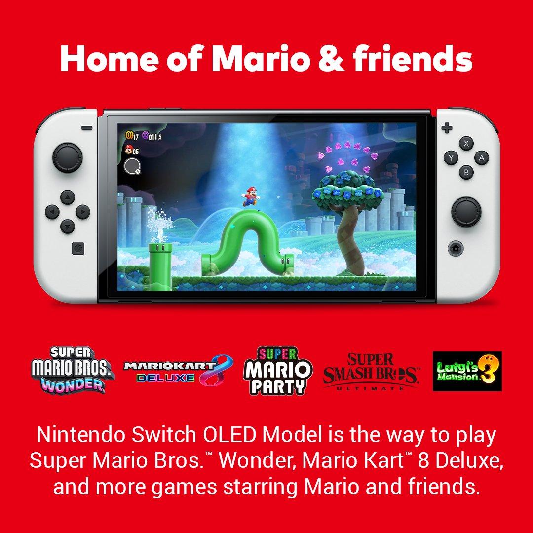 White - Nintendo - Switch - White (OLED Model) - 3