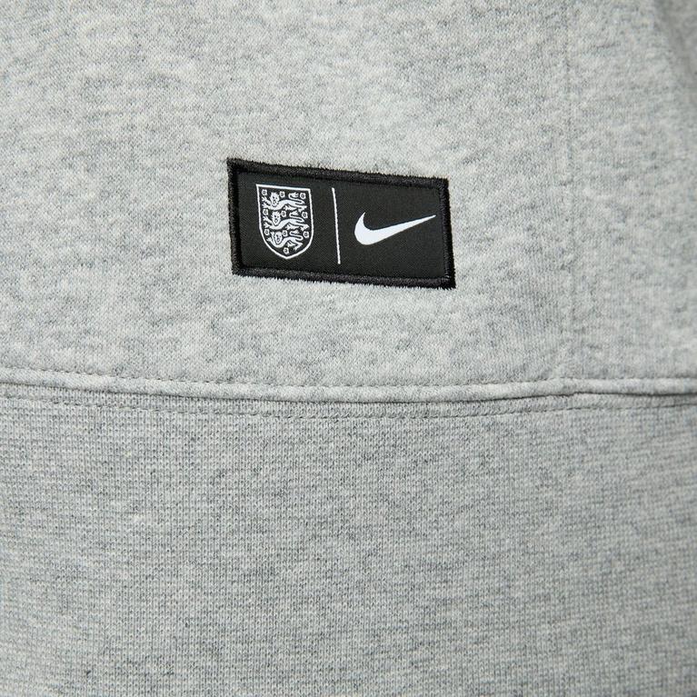 Gris/Obsidienne - Nike - England Men's Fleece Sweatshirt - 6