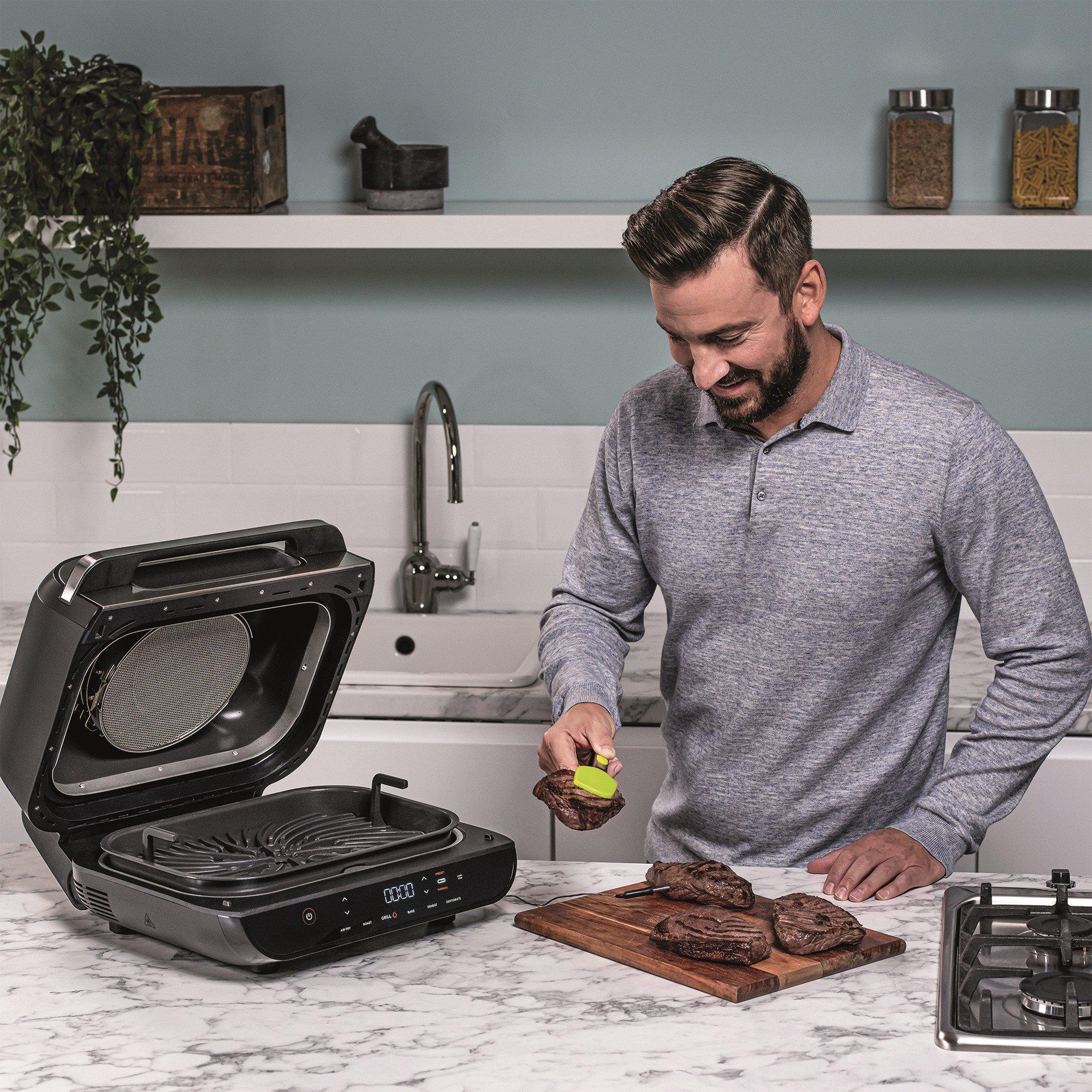 Black / Silver - Ninja - Foodi MAX Health Grill & Air Fryer - 2