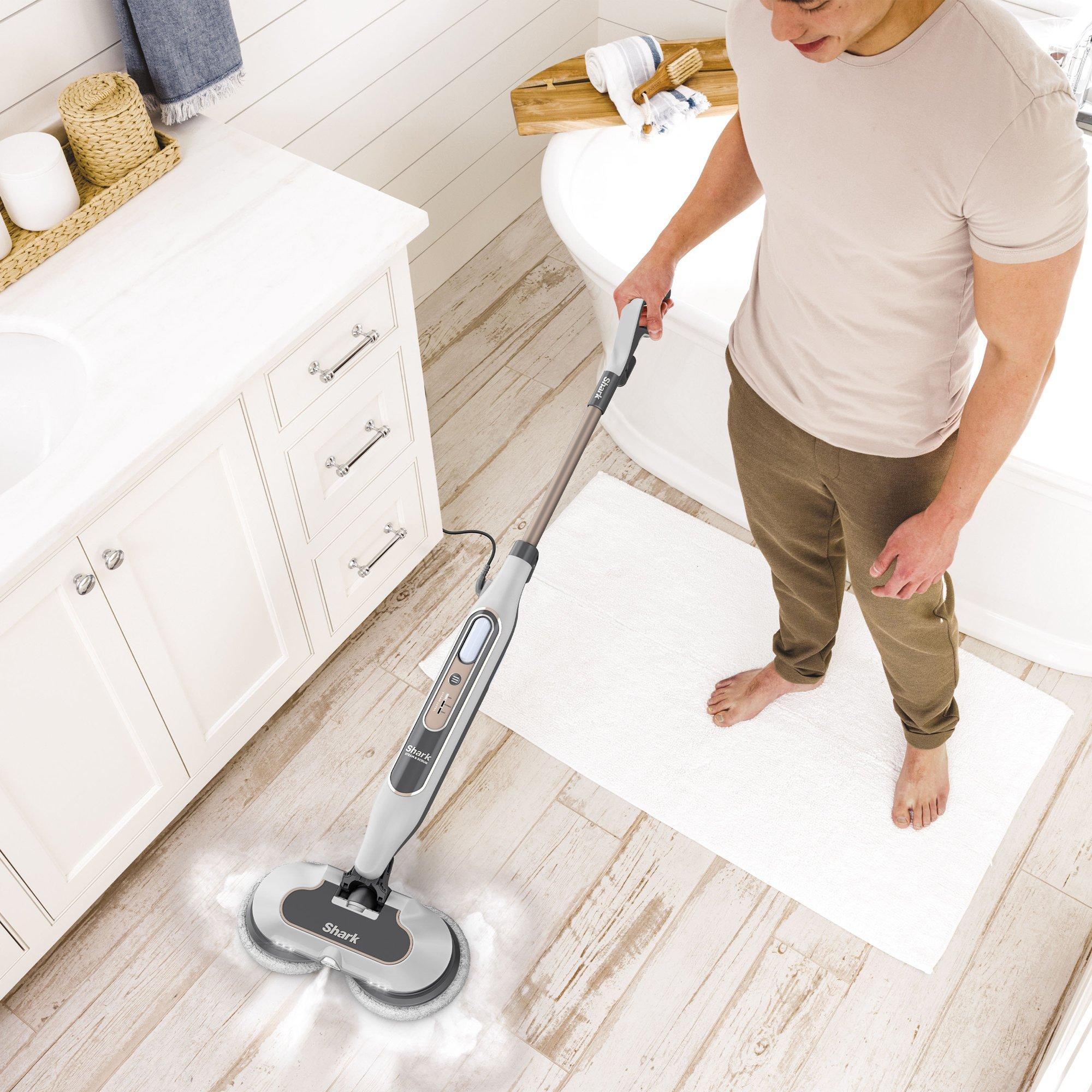 White - Shark - Steam & Scrub Automatic Steam Mop + Steam Blaster - 2