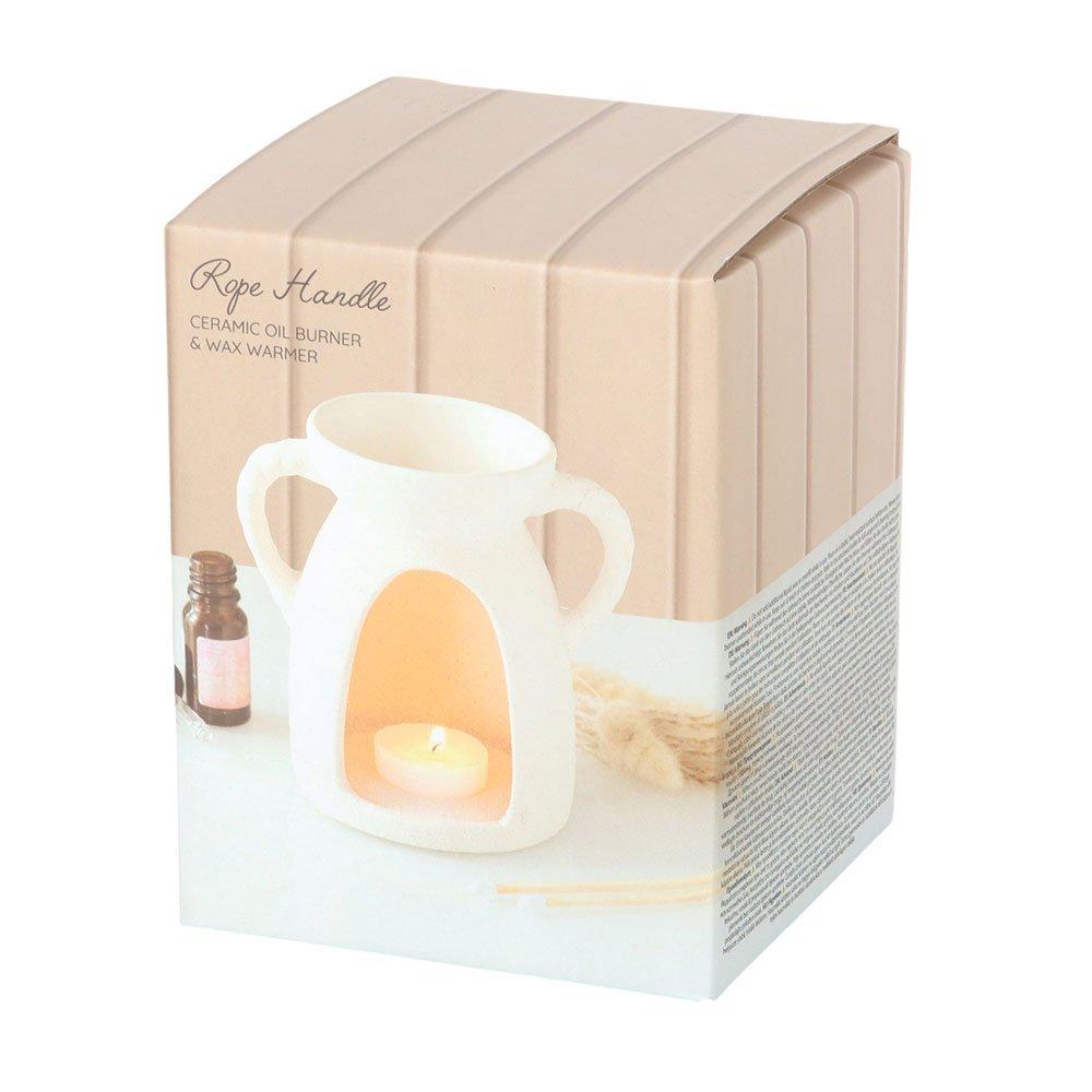 White - Something Different - Rope Handle Oil Burner and Wax Warmer - 5