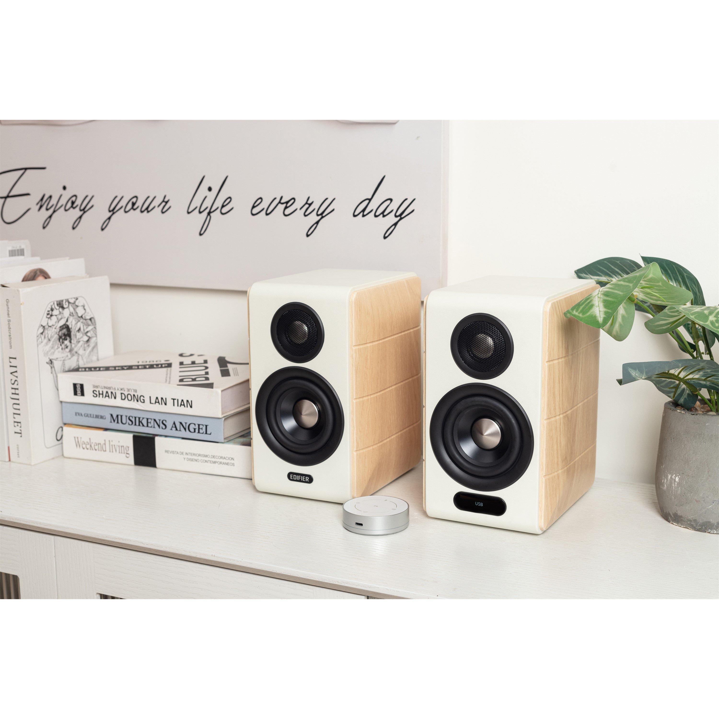 White - Edifier - Edifier S880DBMKII Hi-Res 2.0 Bluetooth Speakers - 6
