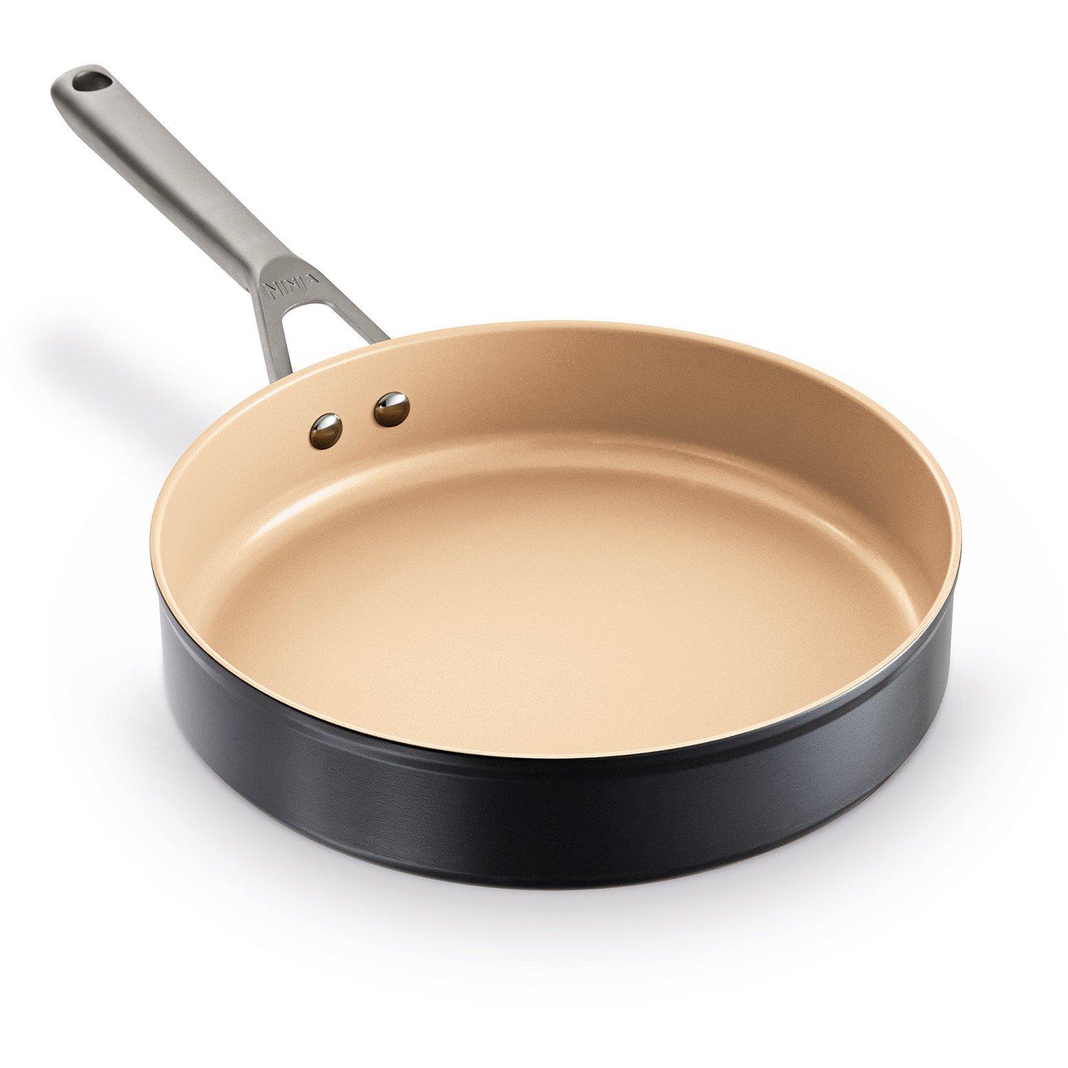 Grey - Ninja - Extended Life Ceramic 26cm Sauté Pan CW90126UK - 2
