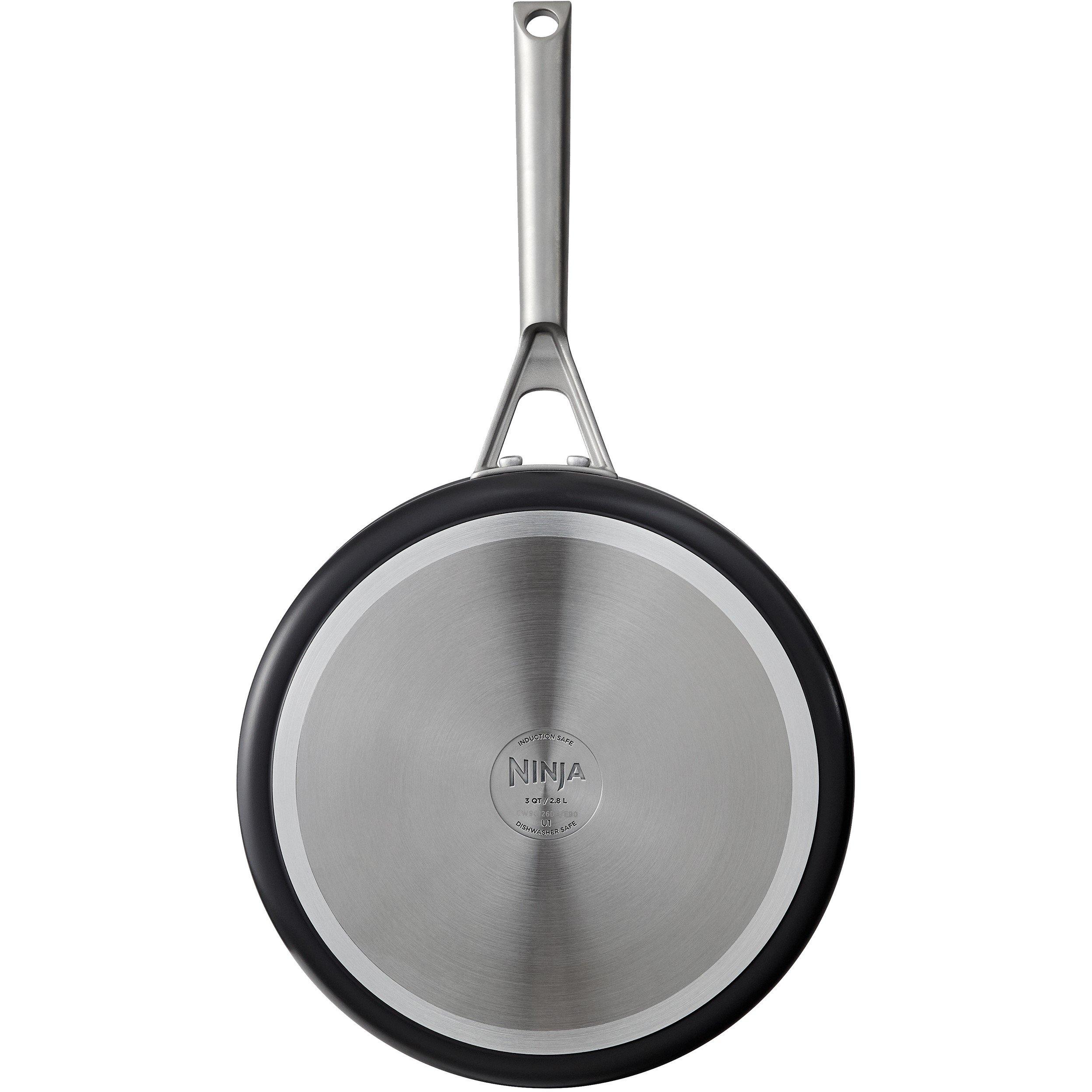 Grey - Ninja - Extended Life Ceramic 26cm Sauté Pan CW90126UK - 3