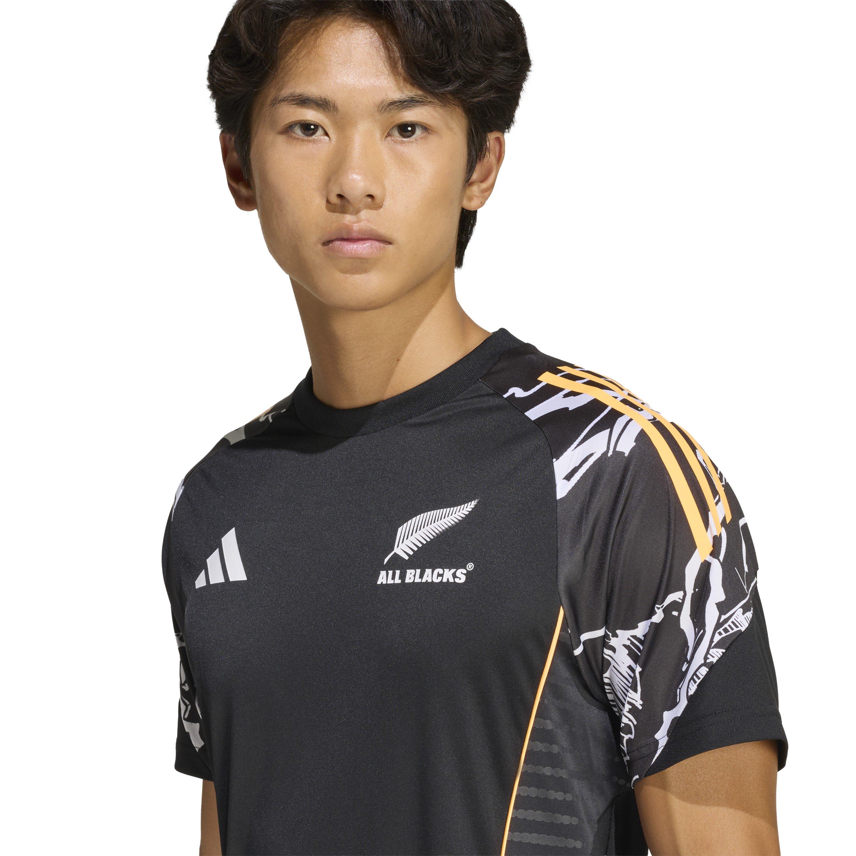 Schwarz - adidas - All Blacks x Marvel Performance T-Shirt Mens - 5
