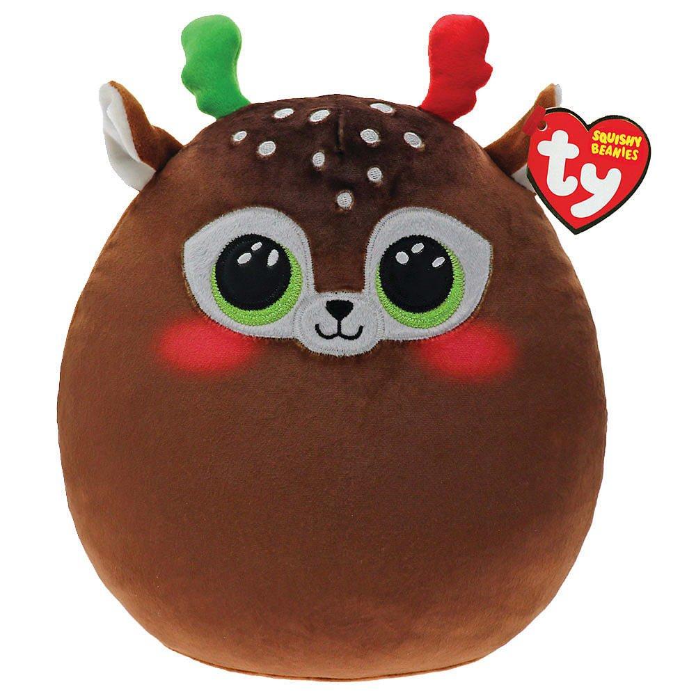 Merchandise - Ty - Squishy Beanie - 14 Inch Christmas Reindeer