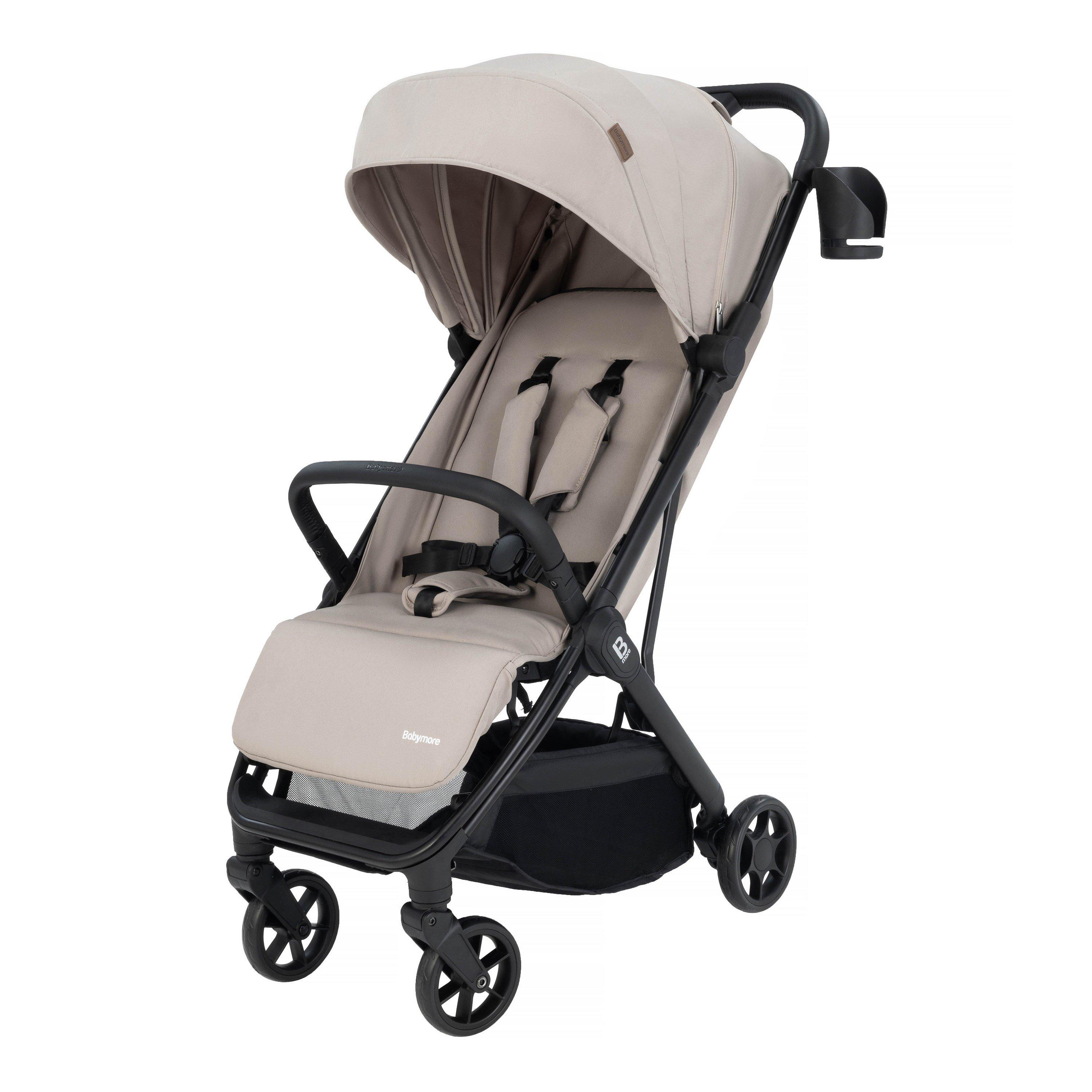 Latte - Babymore - Yara Compact Stroller - Latte - 1