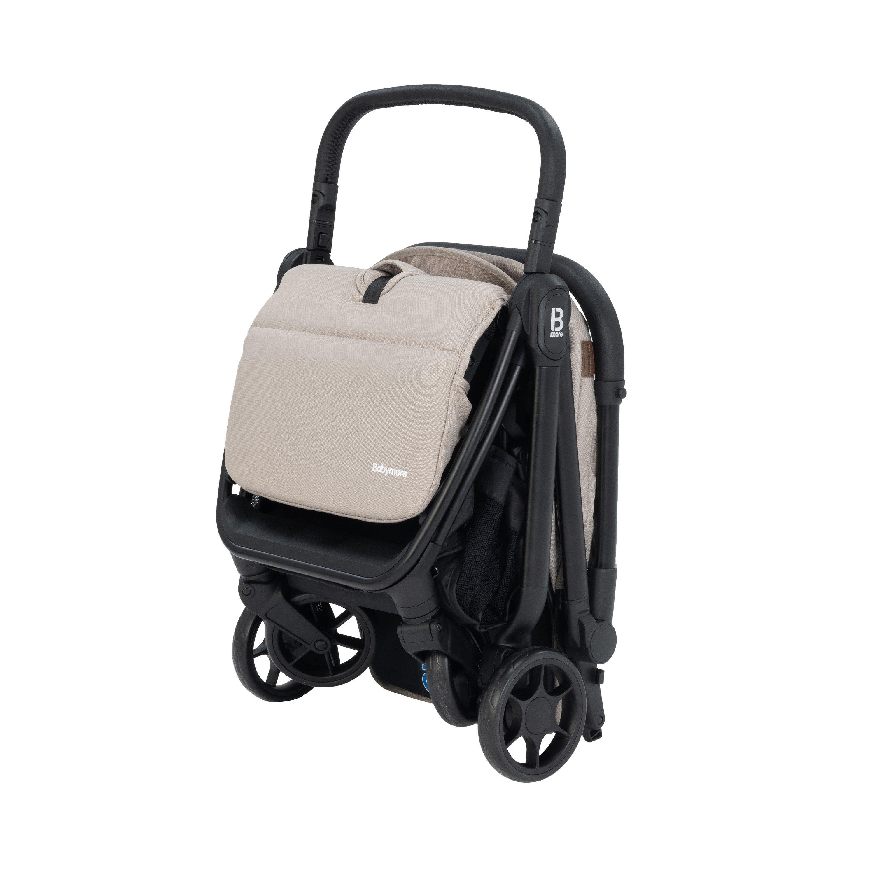 Latte - Babymore - Yara Compact Stroller - Latte - 7