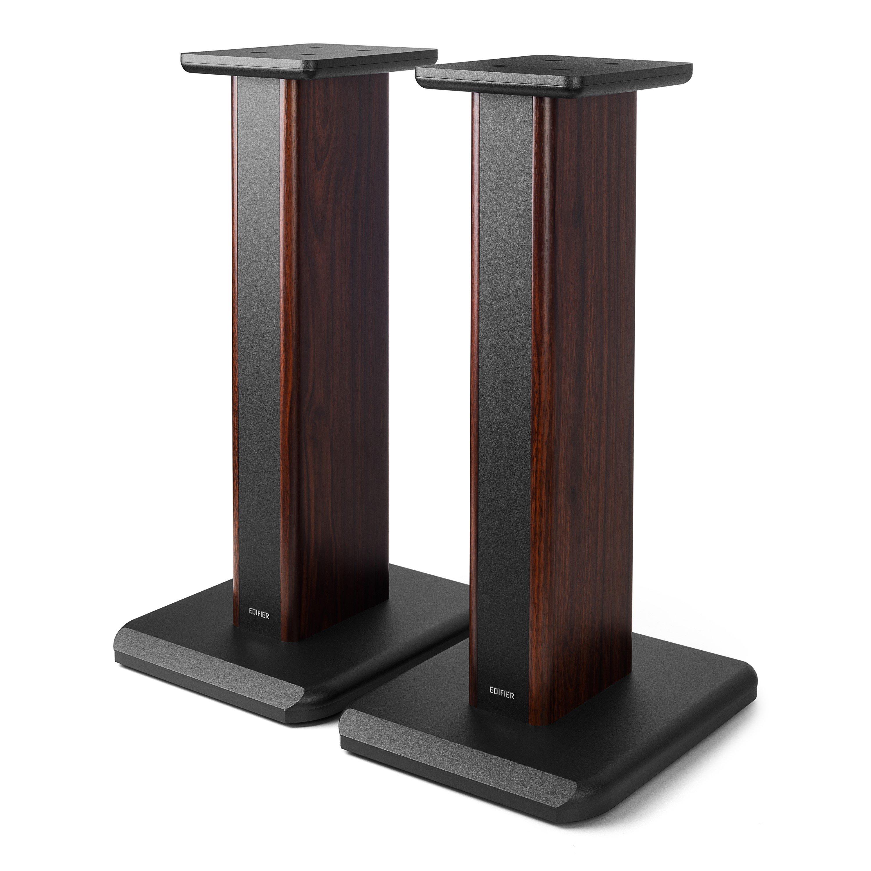 Black / Brown - Edifier - Edifier SS03 Speaker Stands Pair ONLY For S3000PRO - 2