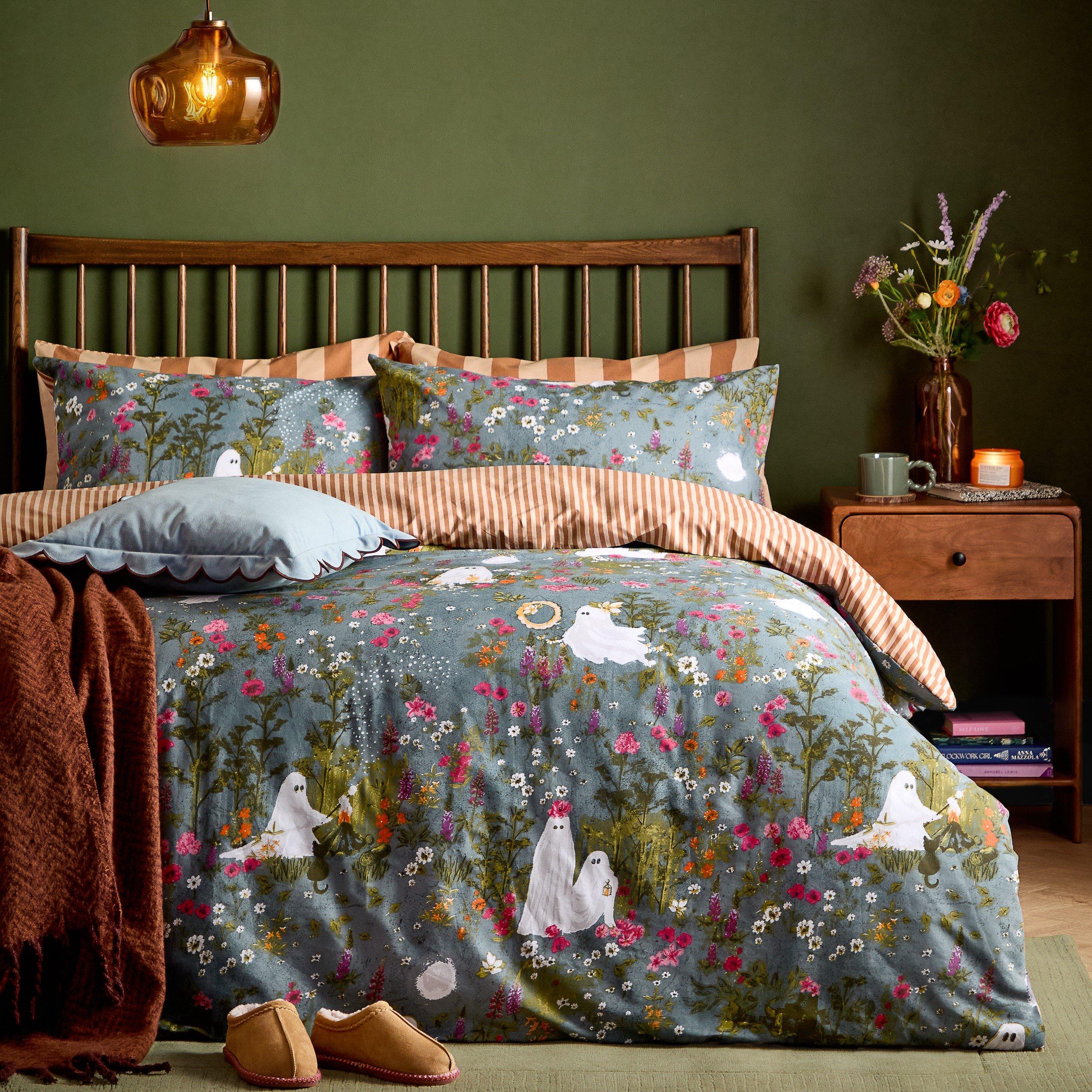 Multi - Furn - Bootanical Forest Reversible Halloween Duvet Sets - 1