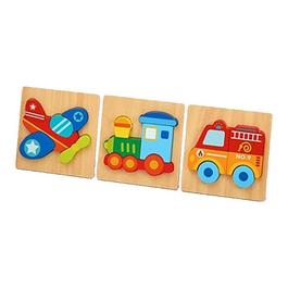 Toylife GAME 3 Piece Vehicle Puzzle