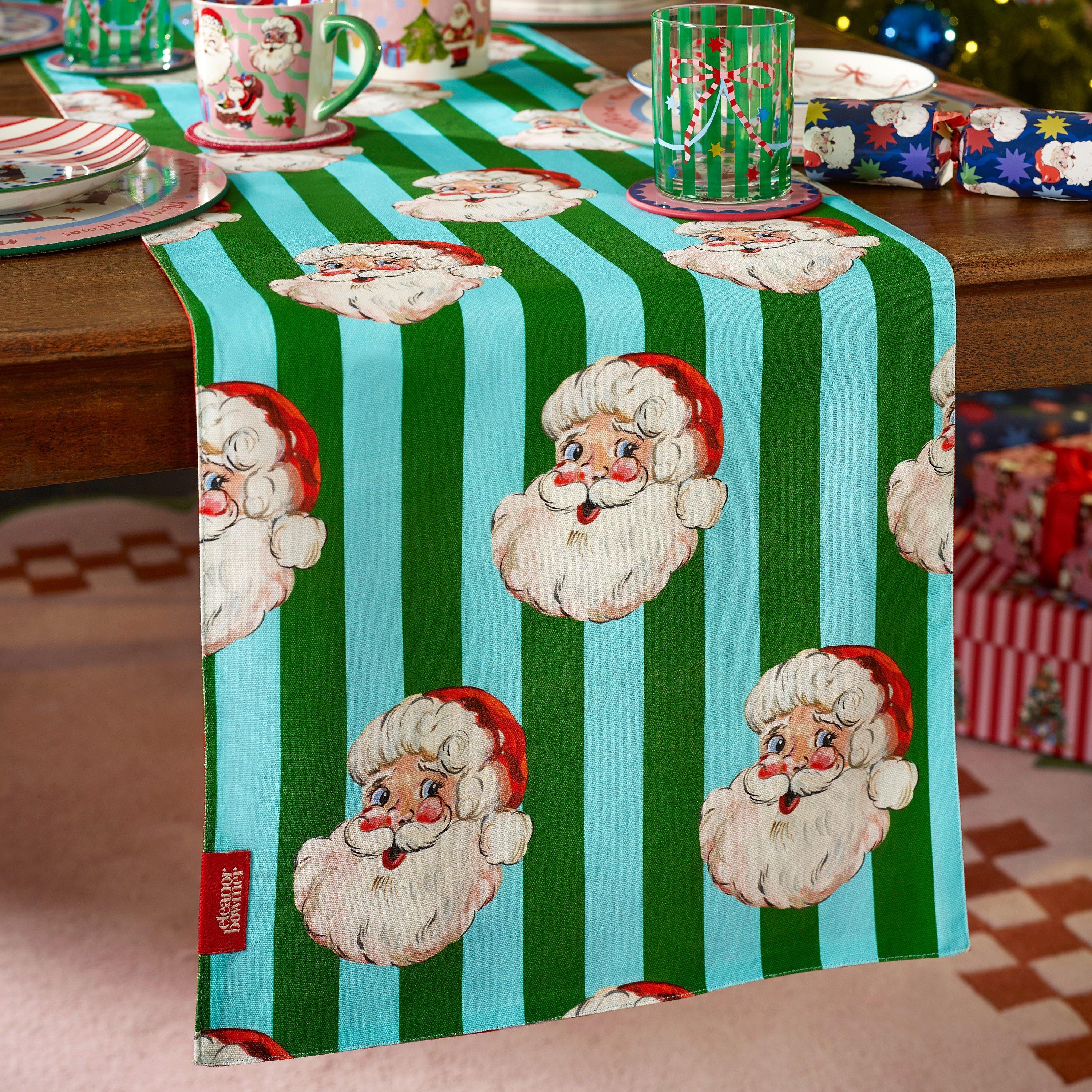 Bright - Eleanor Bowmer - Santa Cotton Reversible Dining Table Runner - 2