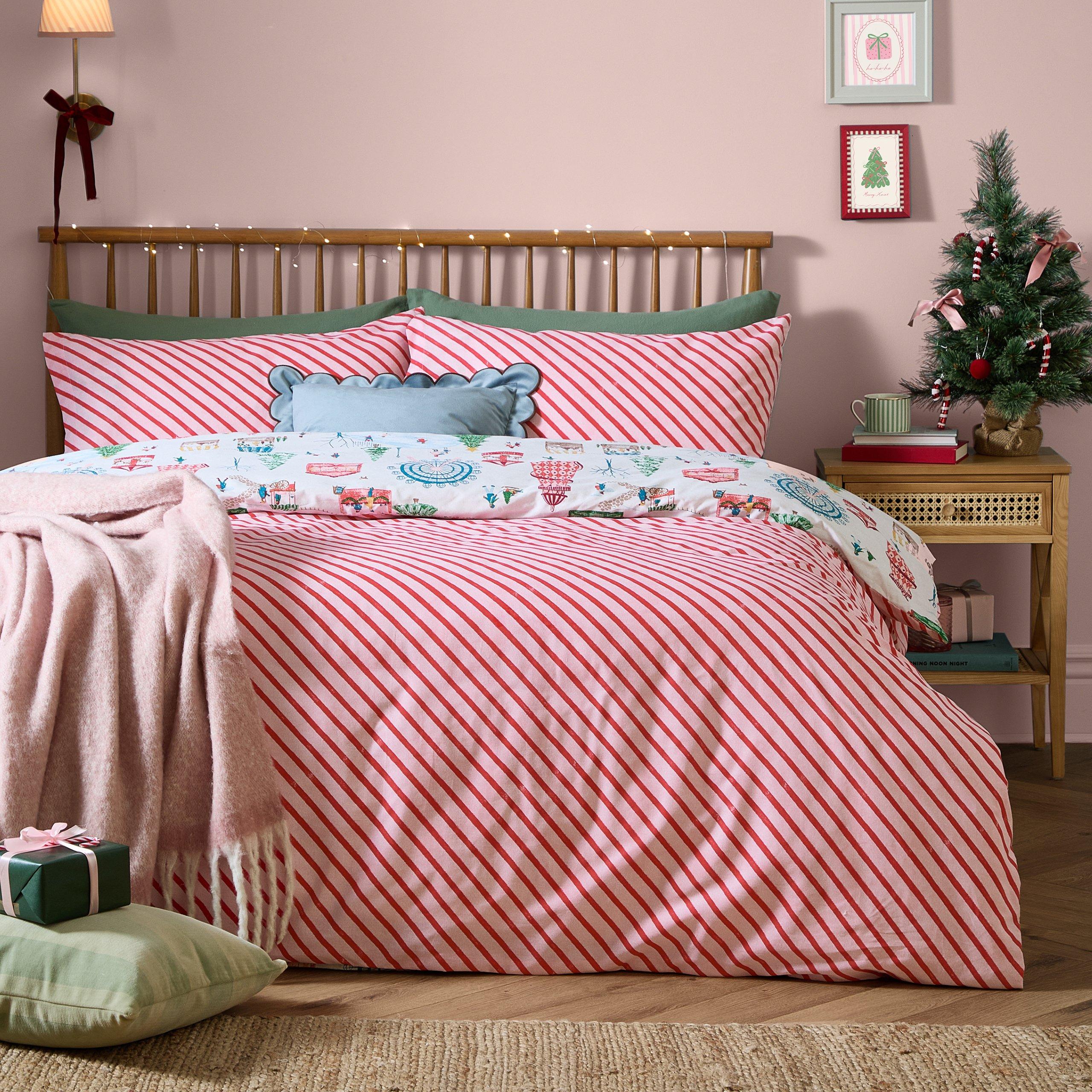 Multi - Furn - Winter Wonderland Reversible Christmas Duvet Sets - 2