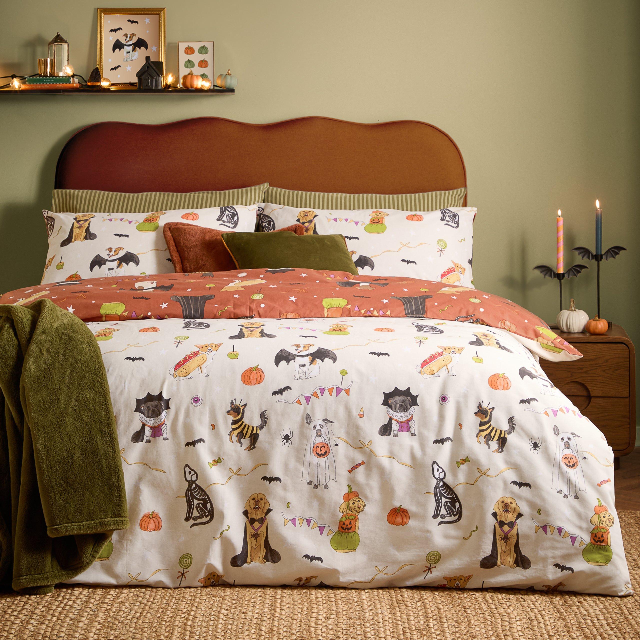 Multi - Furn - Howl-O-Ween Reversible Duvet Sets - 1