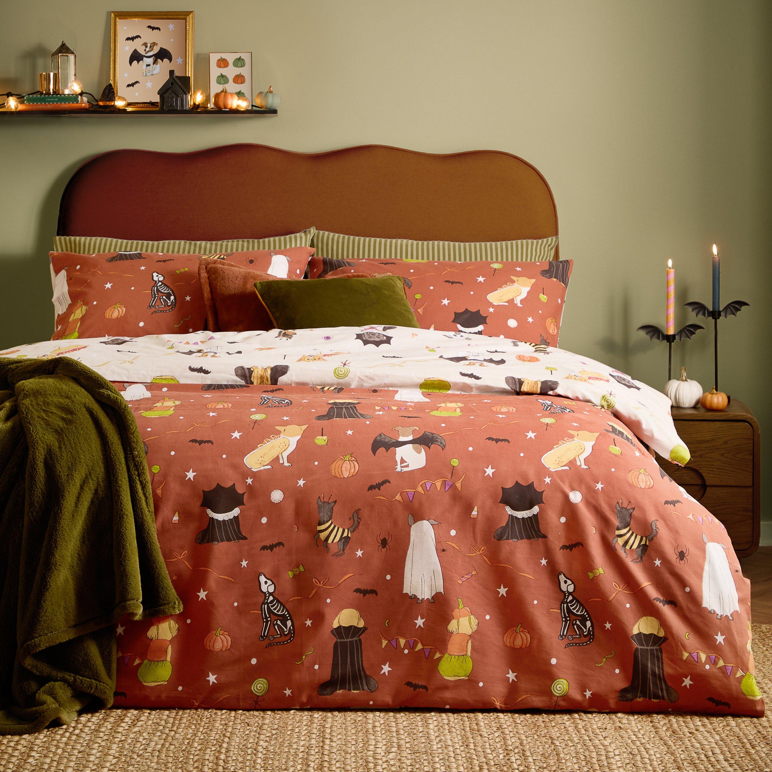 Multi - Furn - Howl-O-Ween Reversible Duvet Sets - 2
