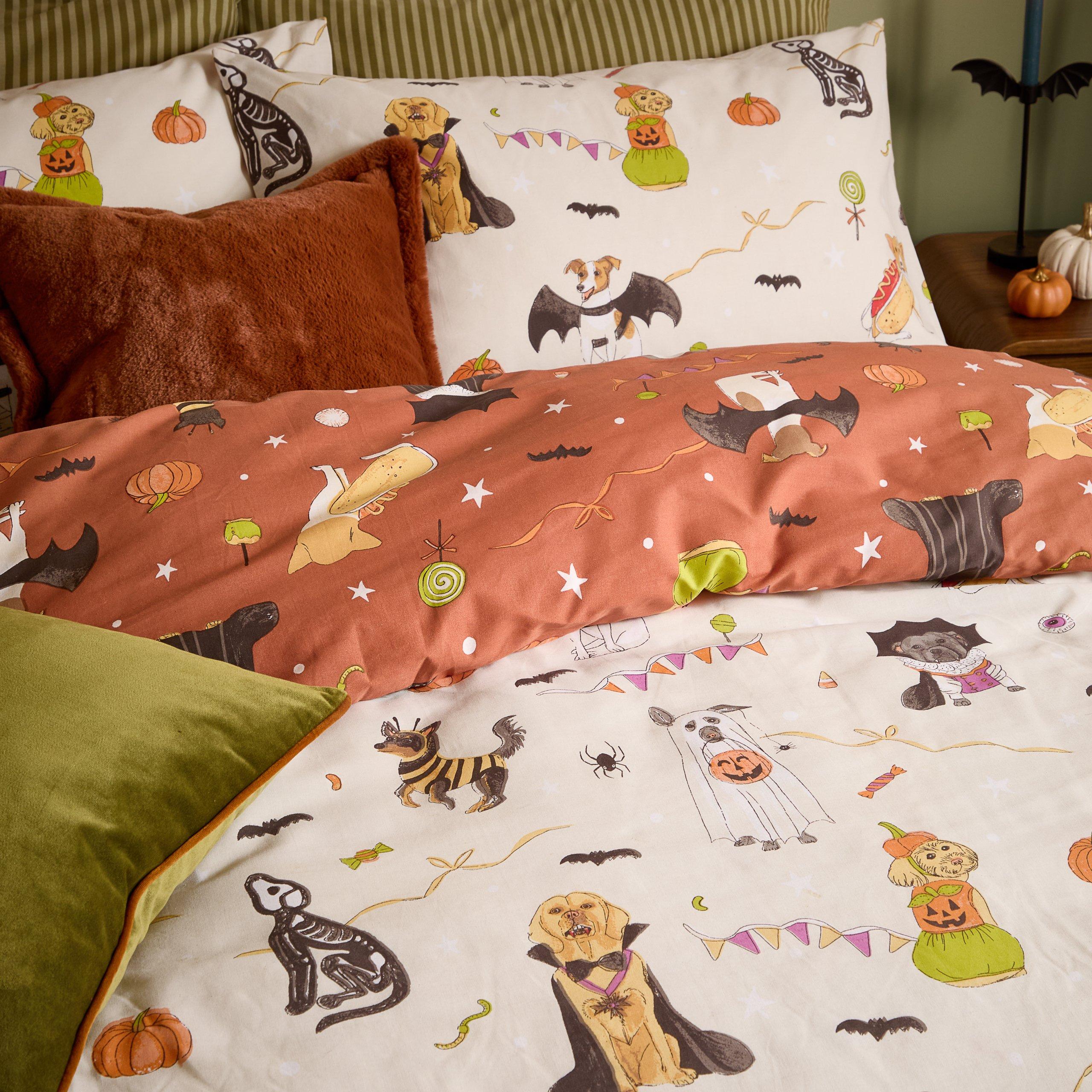 Multi - Furn - Howl-O-Ween Reversible Duvet Sets - 3
