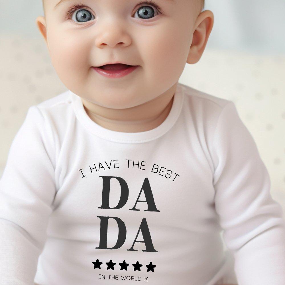 Aye Do Gifts I Have the Best Dada Baby Grow 7333-BBYgrow