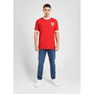 Rouge/Blanc - Source Lab - Wales Retro T-Shirt Mens - 3