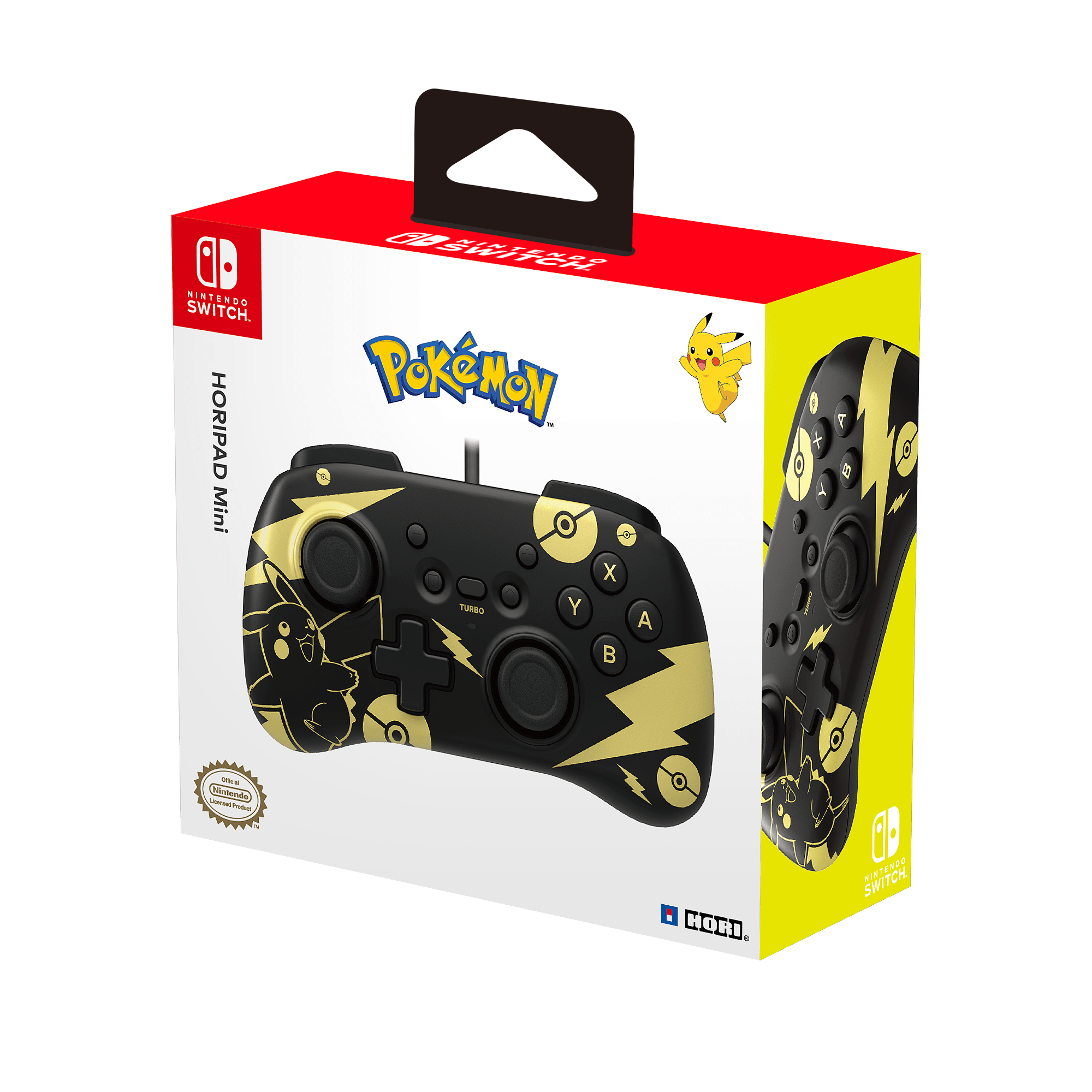 Pokemon - HORI - Nintendo Switch PAD Mini -Pikachu Black & Gold - 5