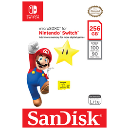 SanDisk GAME 256GB Nintendo Switch Micro SD