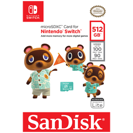 SanDisk GAME 512GB Nintendo Switch Micro SD