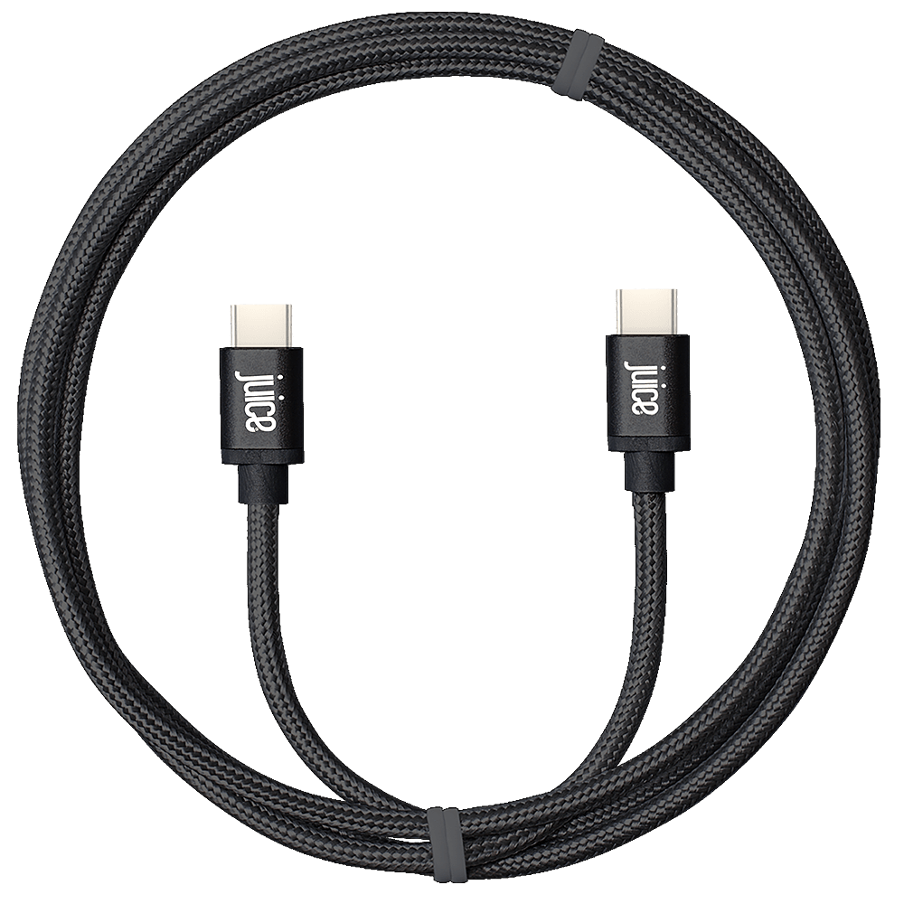 Electronics - JUICE - USB C – USB C Charge & Sync Cable 1M - Black - 1
