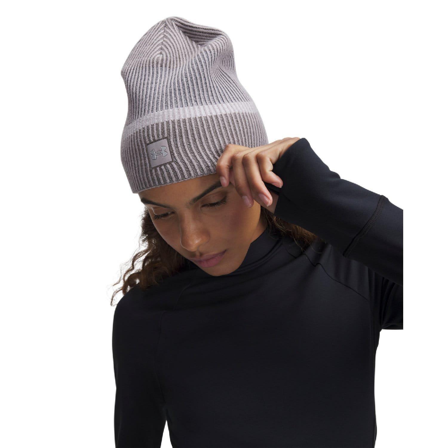 Grey - Under Armour - Launch Reflective Beanie - 2