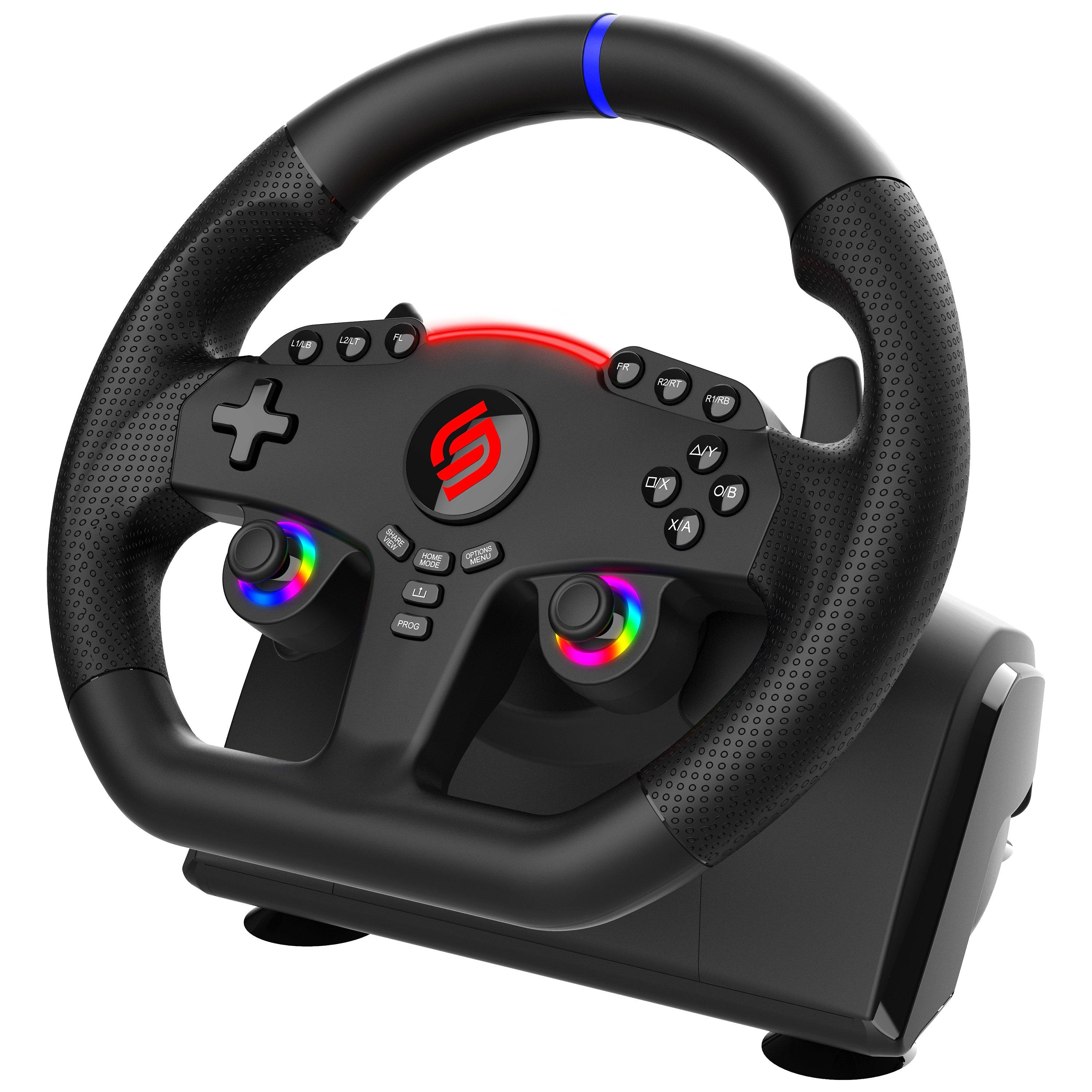 Black - Subsonic - Subsonic Superdrive 270 GT5 Gaming Steering Wheel - 2