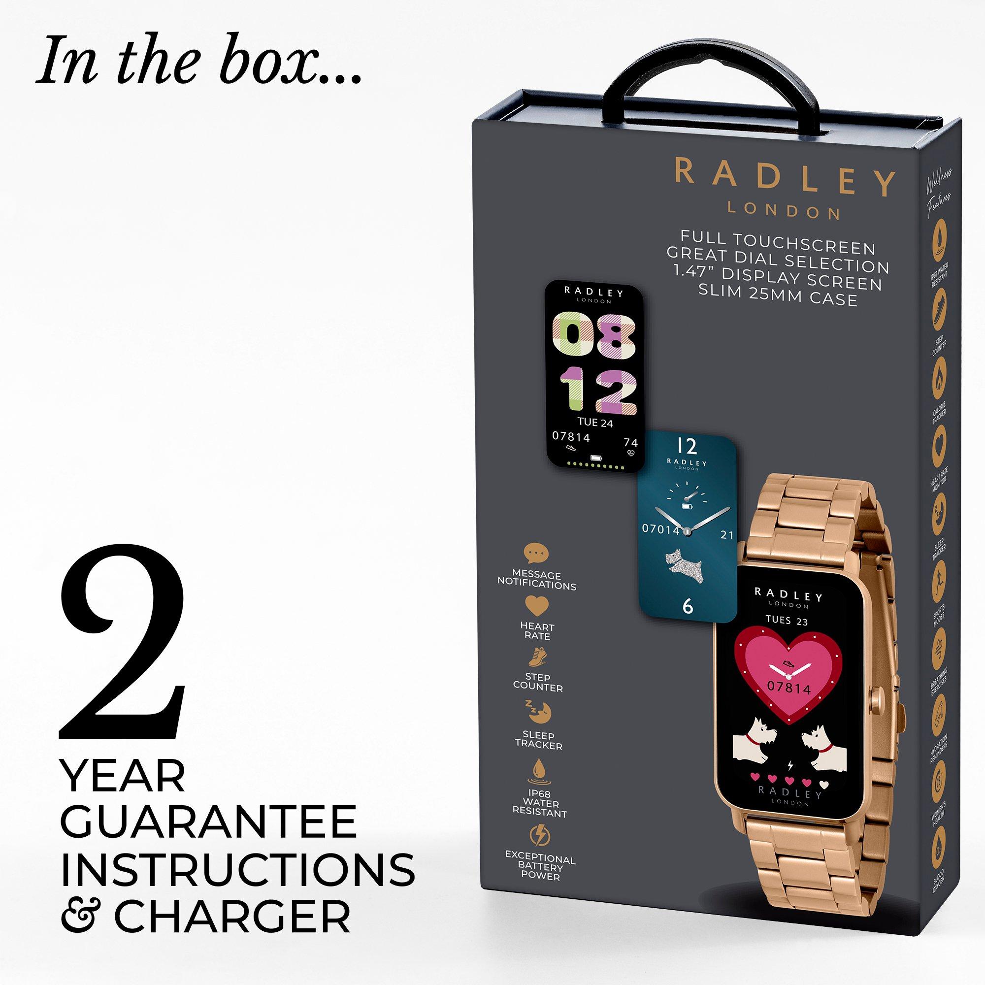 Gold - Radley - Radley Series 21 Rose Gold Smart Watch - 6