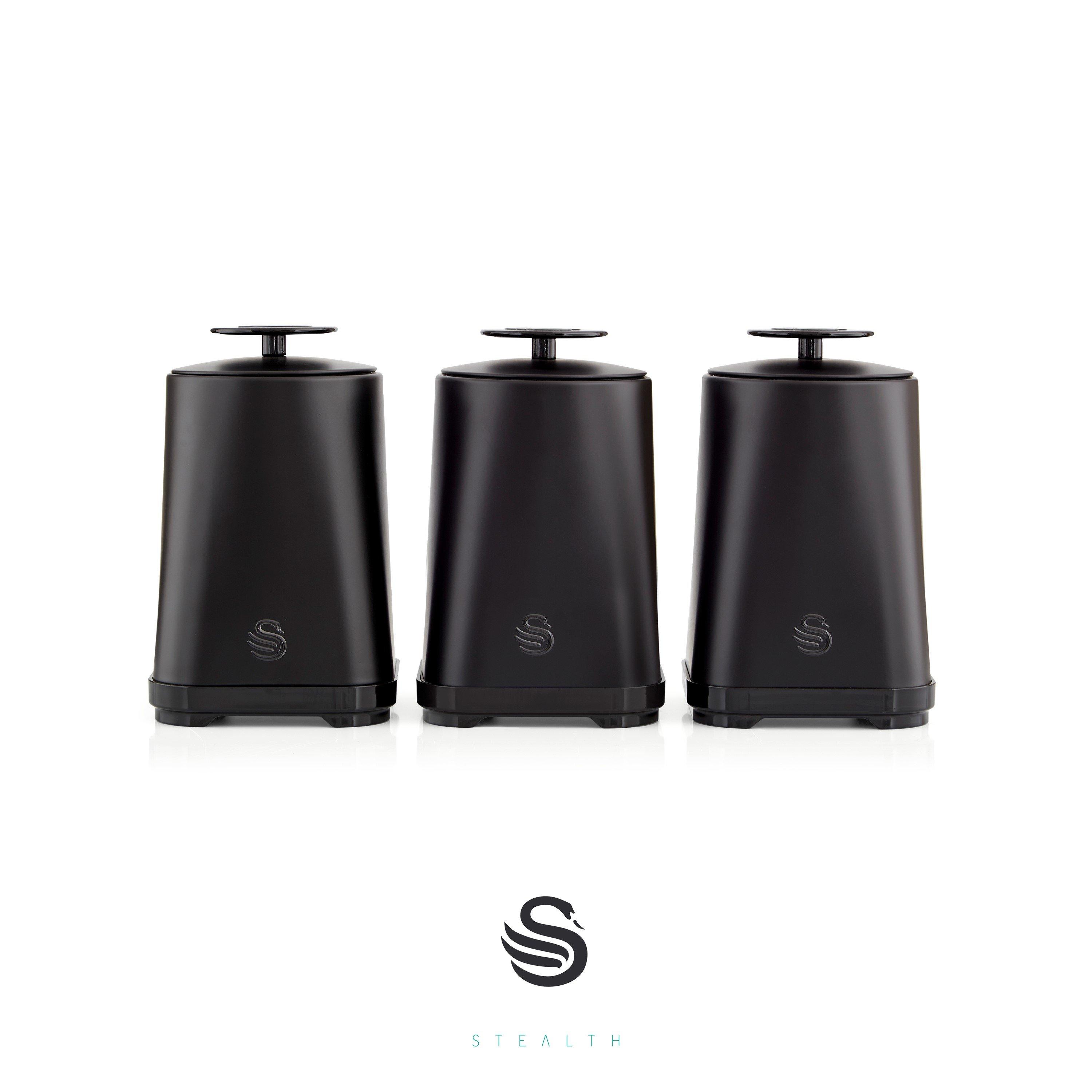Black - Swan - Stealth Set of 3 Canisters - 2