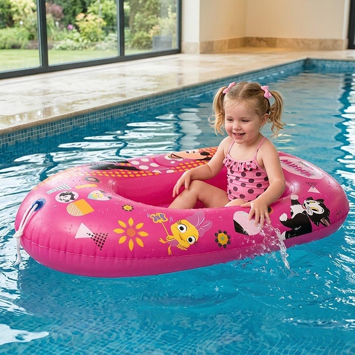 Multi - Mondo - Disney Minnie Mouse Inflatable Kids Boat 112cm - 2
