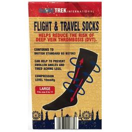 Country Club Flight & Travel Socks - Large (Fits size 8 to 11)