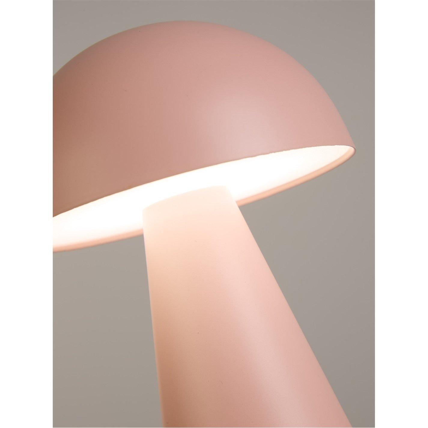 Pink - Lighting Collection - Rechargable Pink Dome Table lamp - 3
