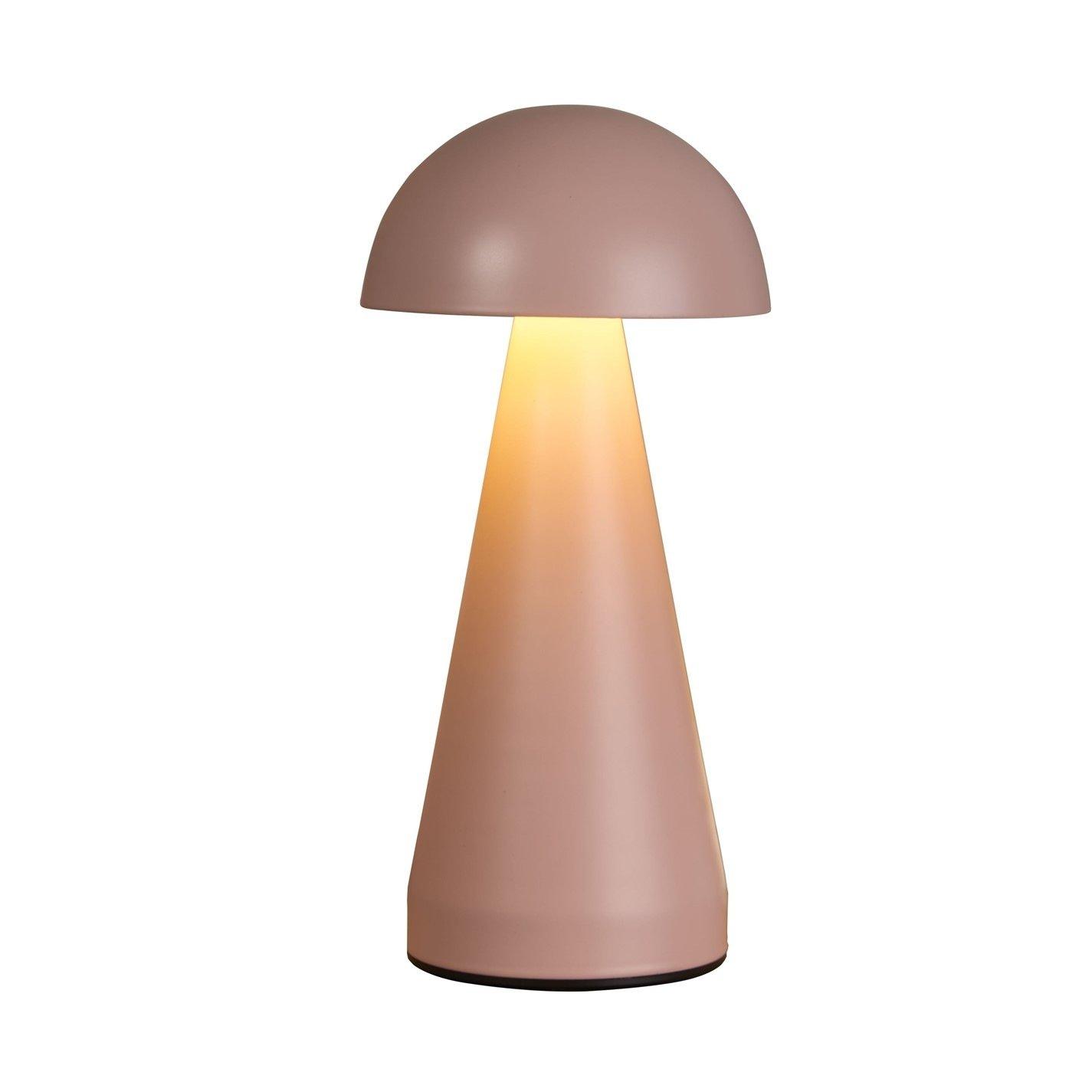 Pink - Lighting Collection - Rechargable Pink Dome Table lamp - 4