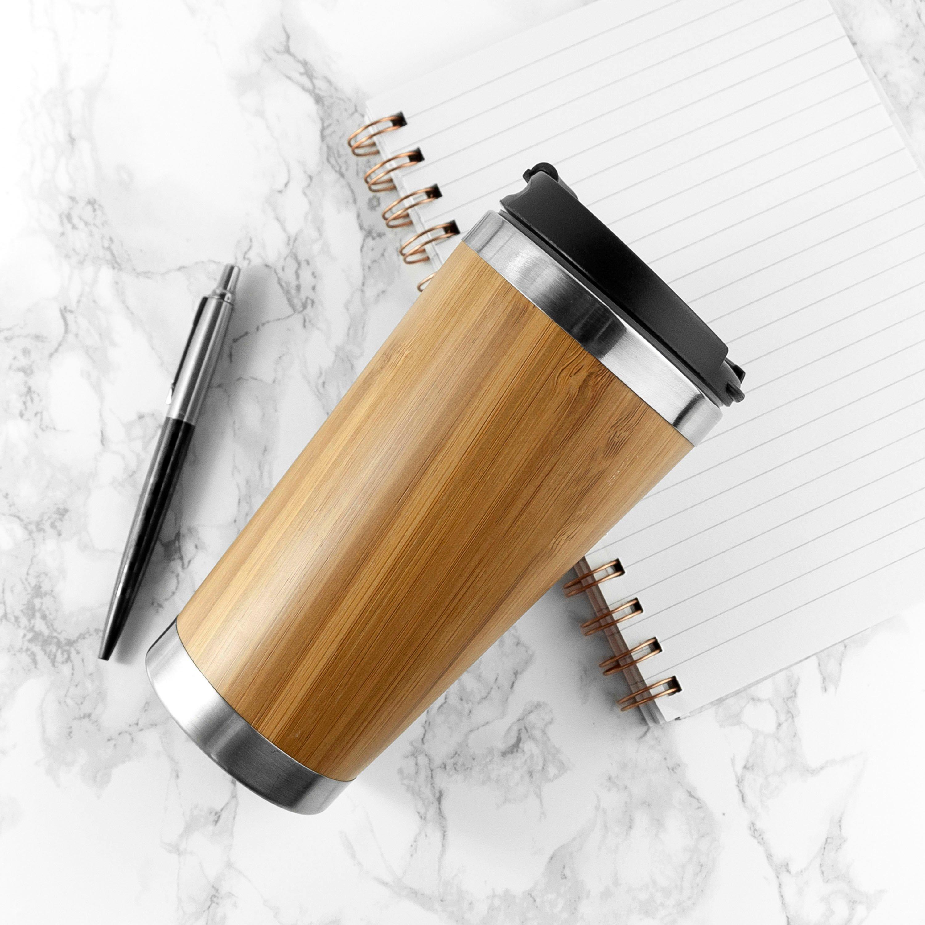 Brown - Treat Republic - Bamboo Travel Mug