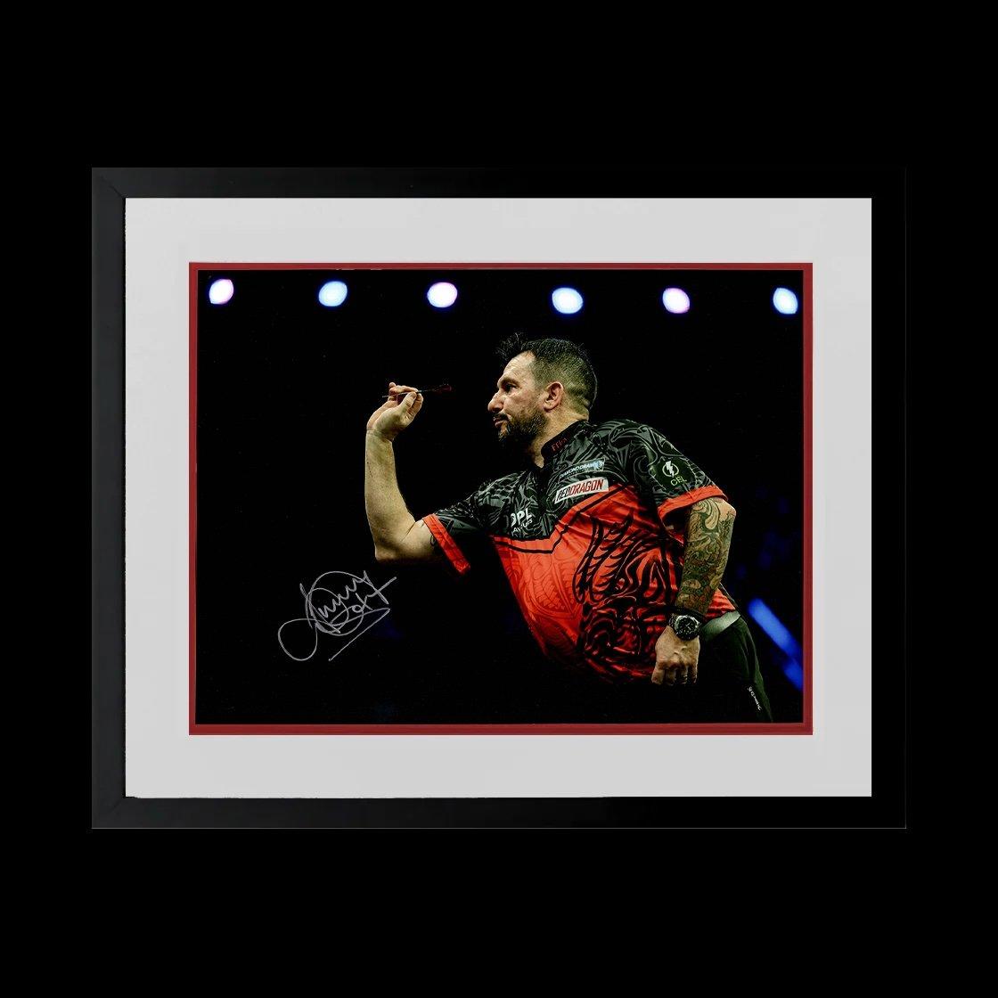 Red - The Fan Cave - Jonny Clayton Signed Image Deluxe Mount Frame #3 - 1