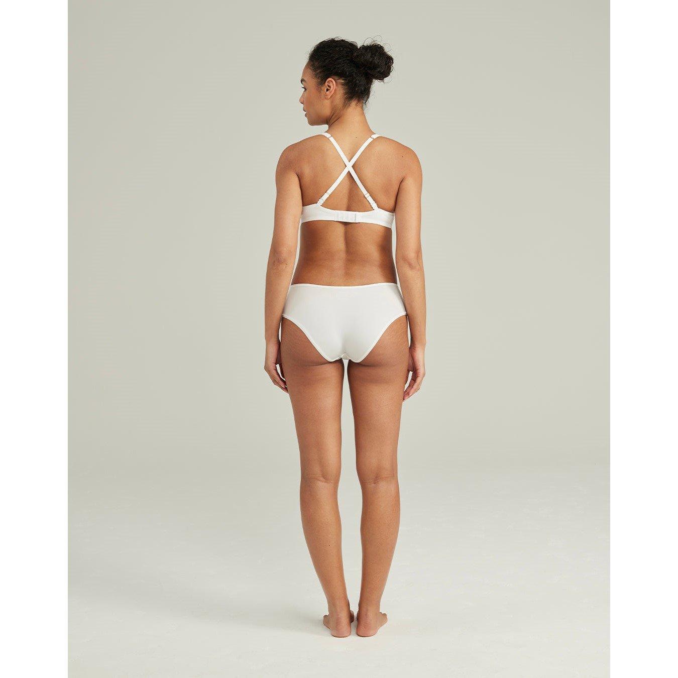 White - Nudea - MID RISE BRIEF SECOND SKIN STRETCH - 2