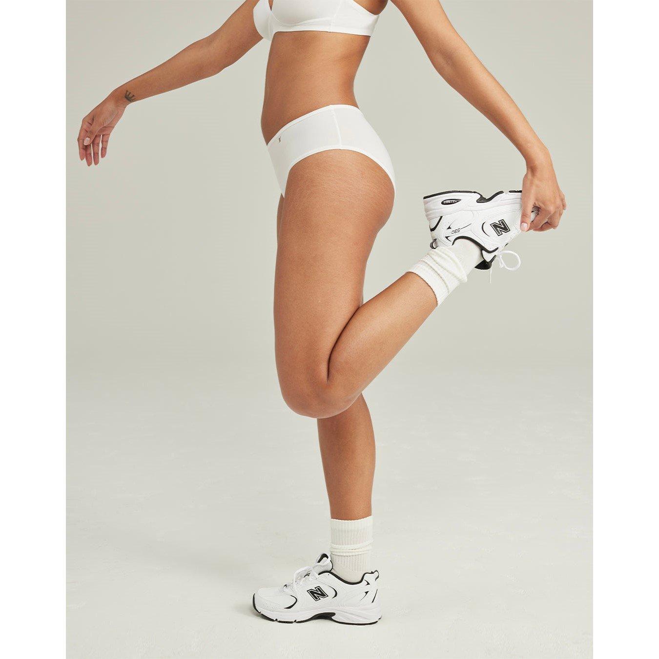 White - Nudea - MID RISE BRIEF SECOND SKIN STRETCH - 3