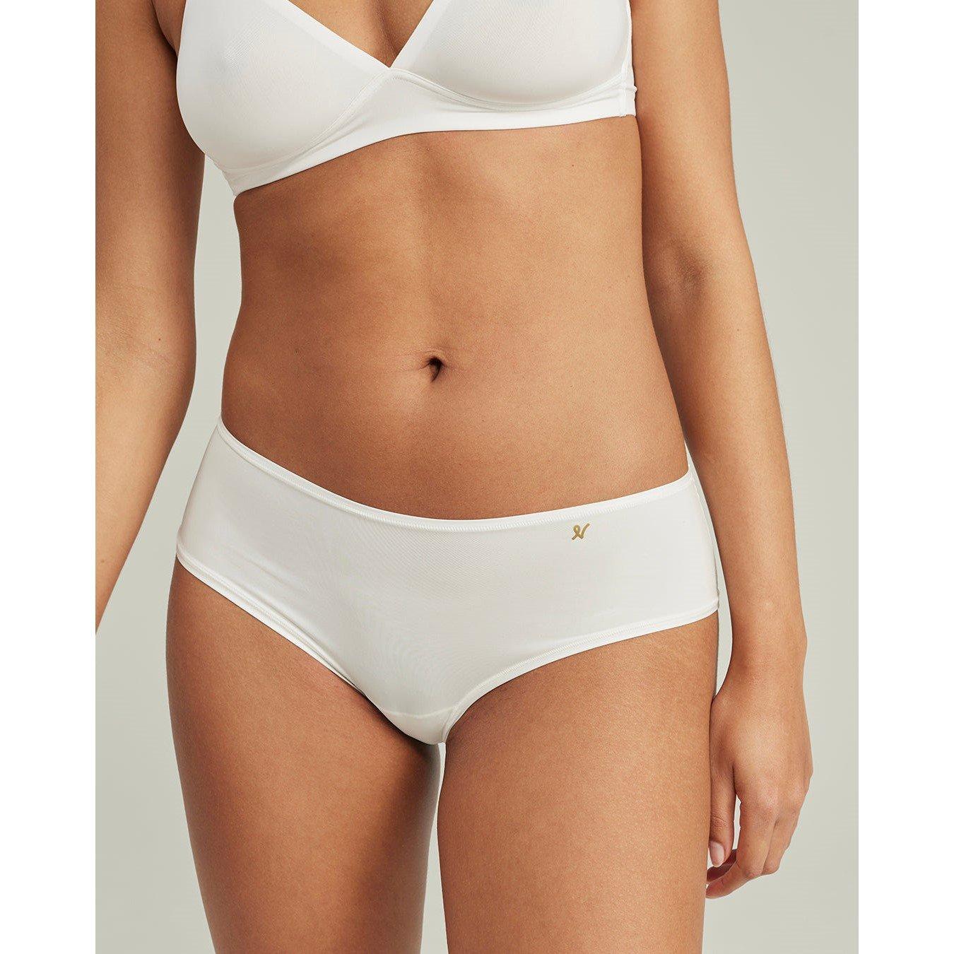 White - Nudea - MID RISE BRIEF SECOND SKIN STRETCH - 4