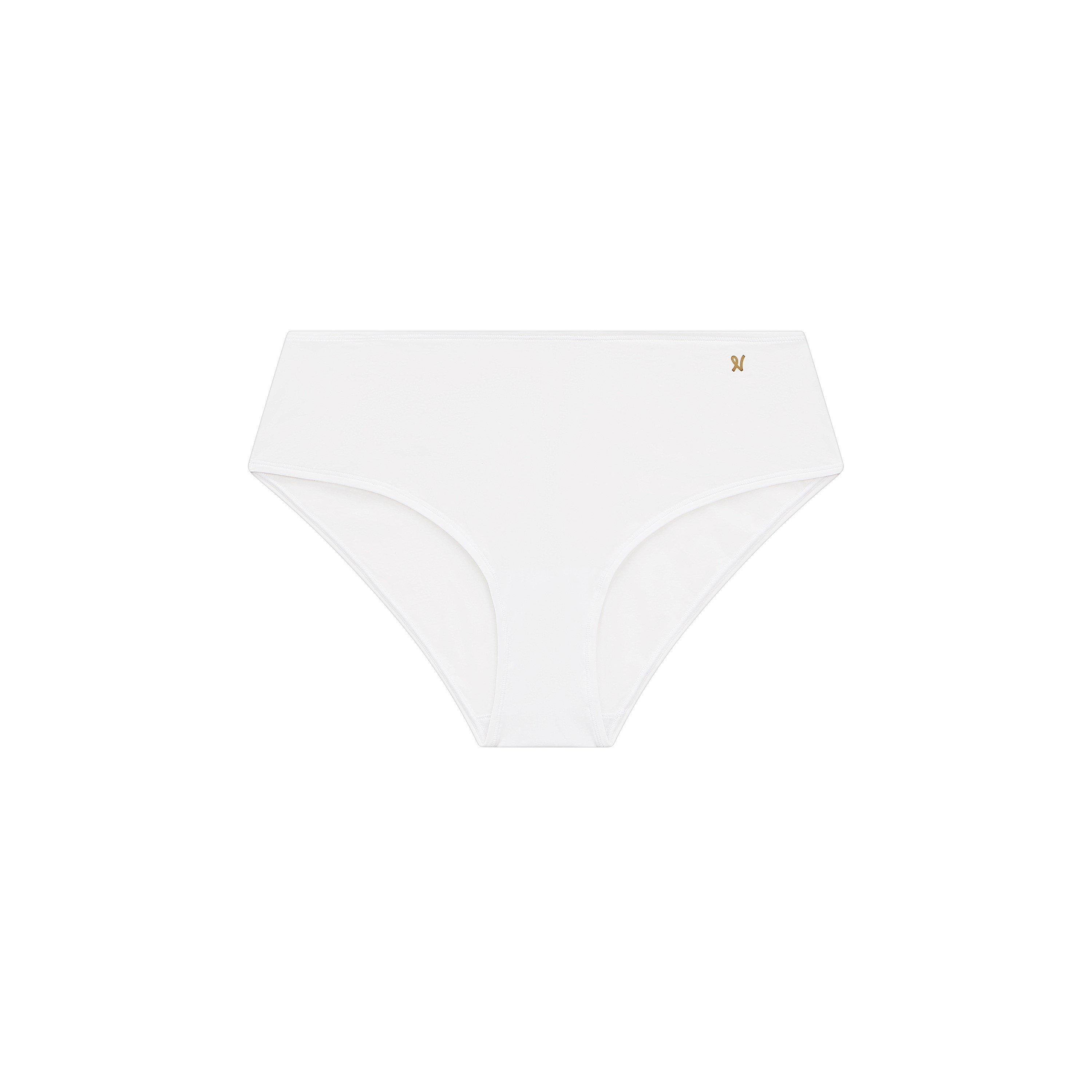 White - Nudea - MID RISE BRIEF SECOND SKIN STRETCH - 5