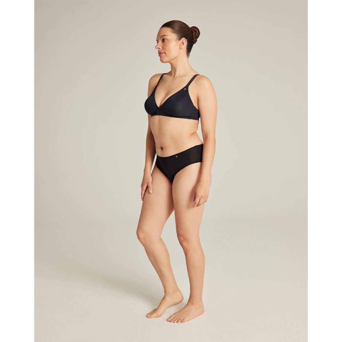 Black - Nudea - MID RISE BRIEF SECOND SKIN STRETCH - 4