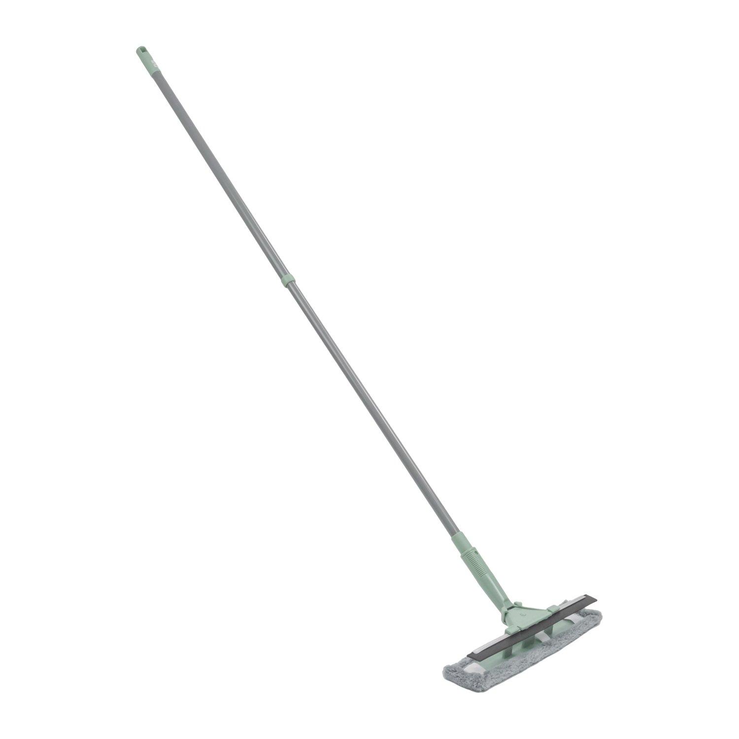 Grey - JVL - JVL Extendable Microfibre Window Cleaner - Grey - 1