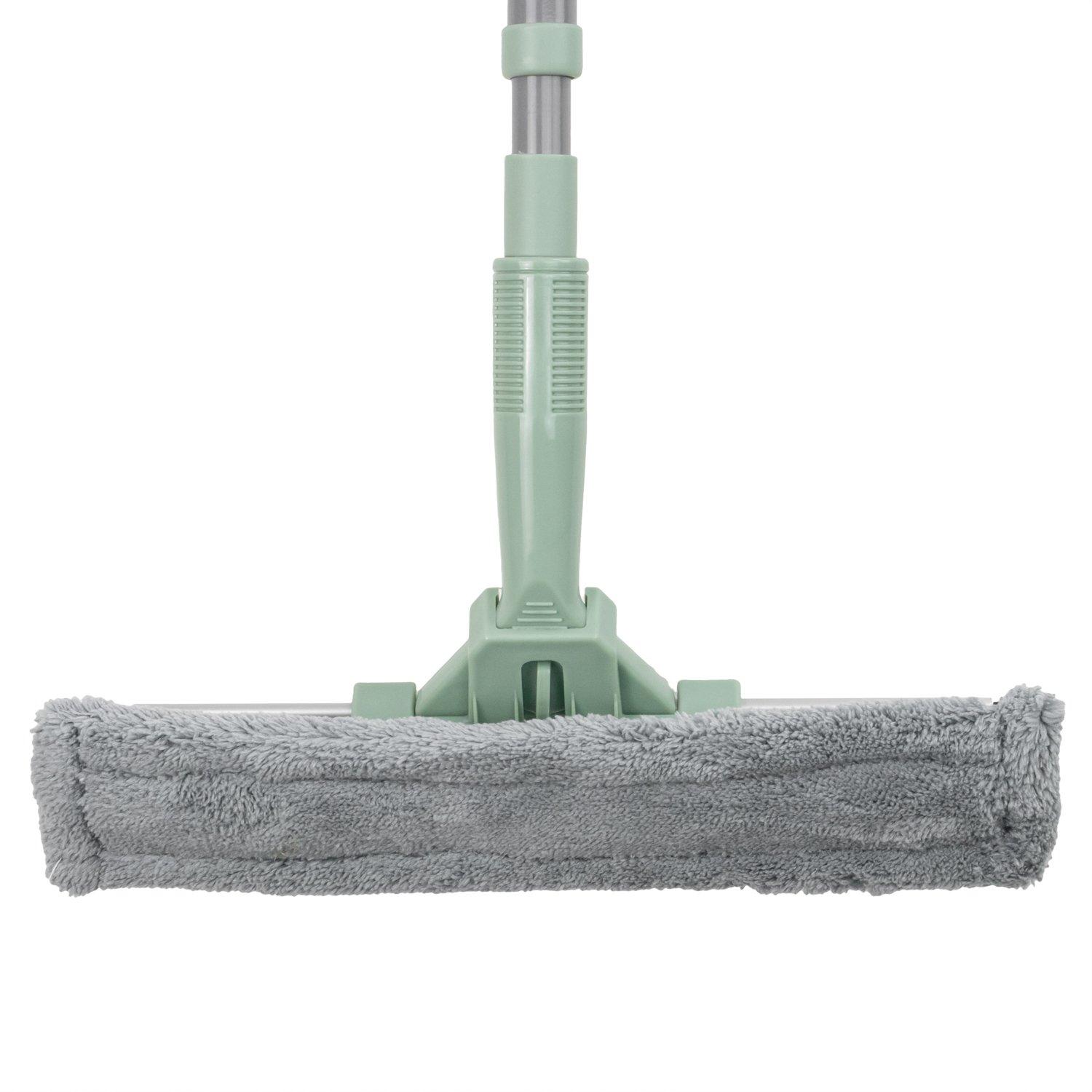 Grey - JVL - JVL Extendable Microfibre Window Cleaner - Grey - 5