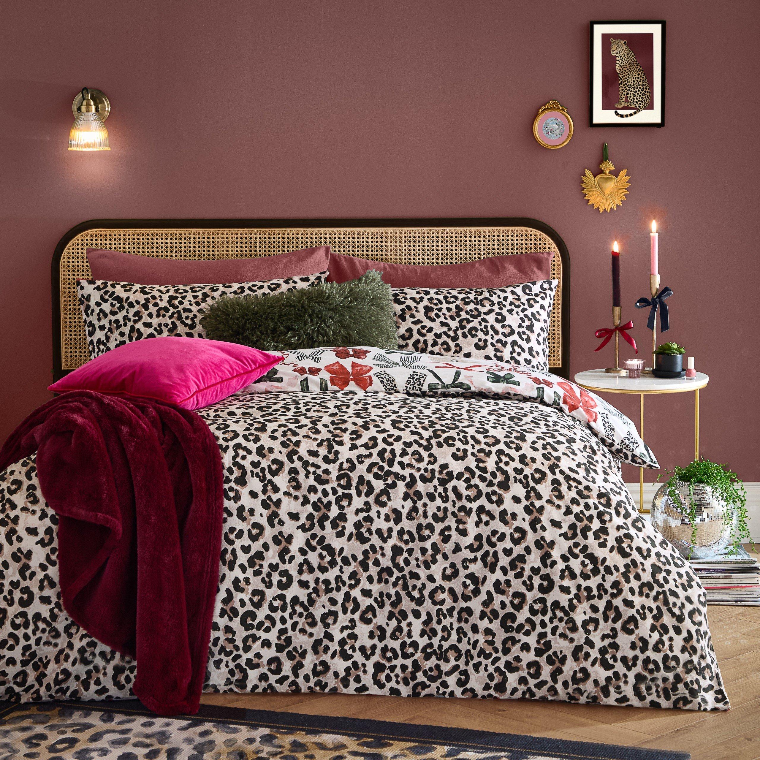 Leopard - Furn - Mila Bows Reversible Duvet Sets - 2