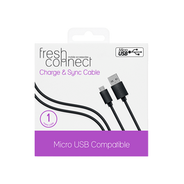 Fresh Connect GAME Lightning Cable 1M Black