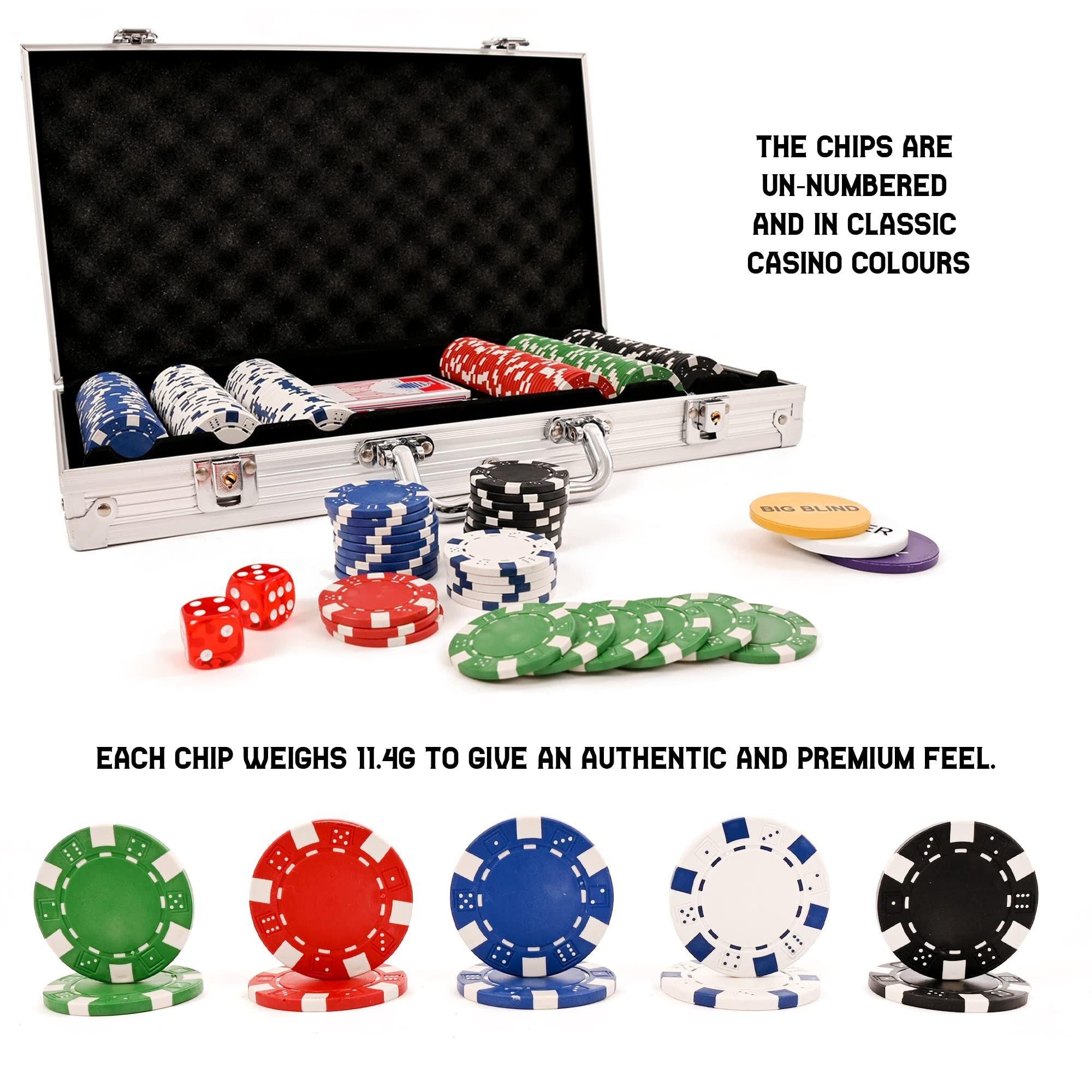 Silver - Planet Direct - M.Y Texas Holdem Poker Set 300 Piece - 4