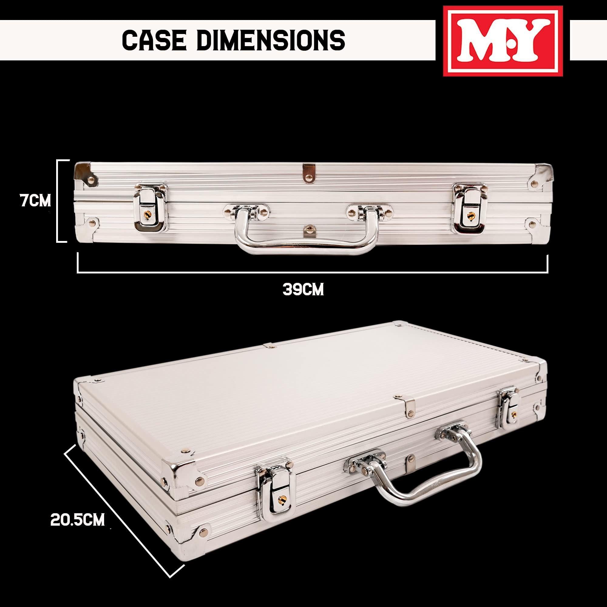 Silver - Planet Direct - M.Y Texas Holdem Poker Set 300 Piece - 5