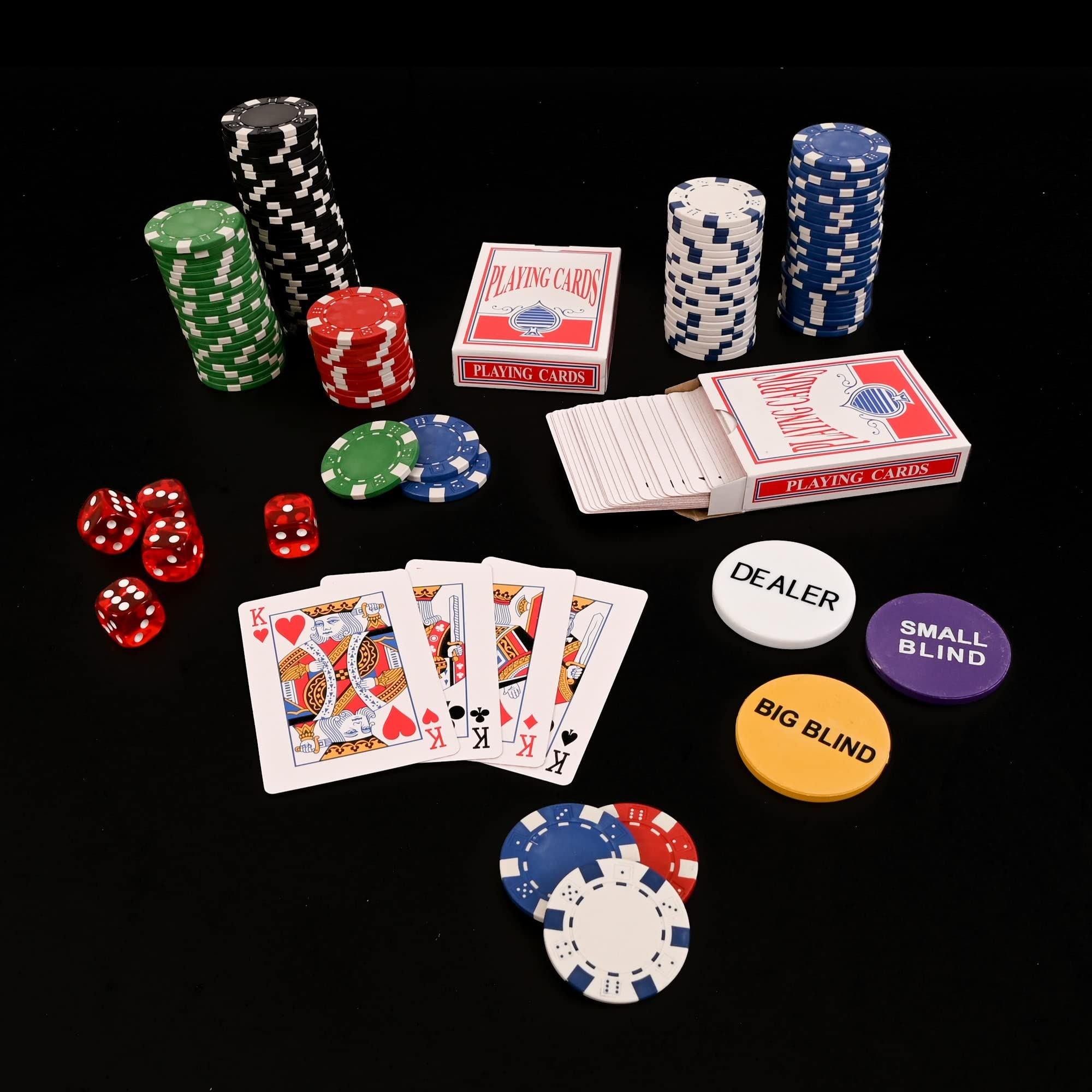 Silver - Planet Direct - M.Y Texas Holdem Poker Set 300 Piece - 6